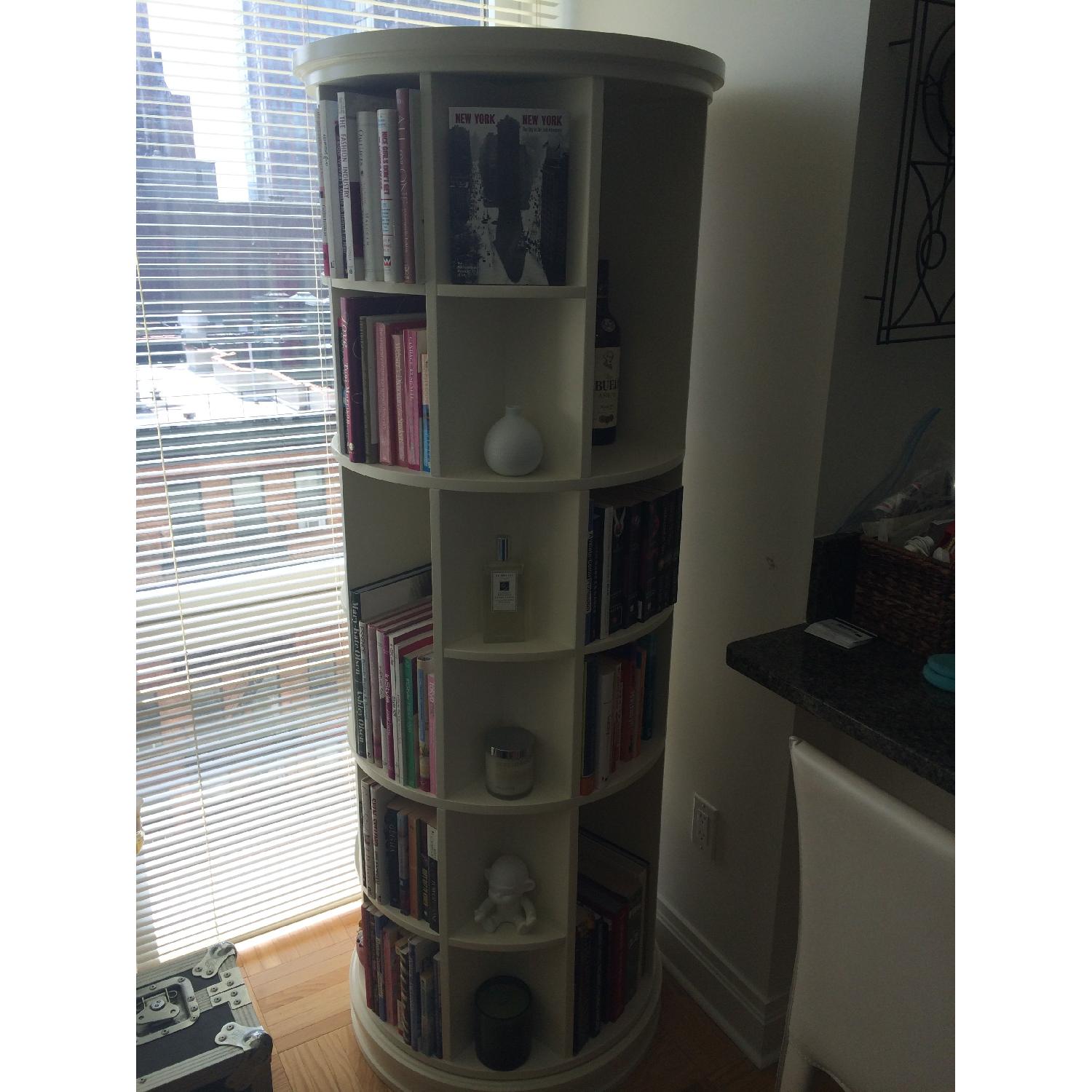 Pottery Barn Teen Revolving Bookcase - image-3