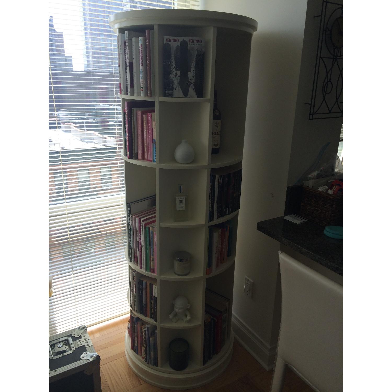 Pottery Barn Teen Revolving Bookcase - image-4