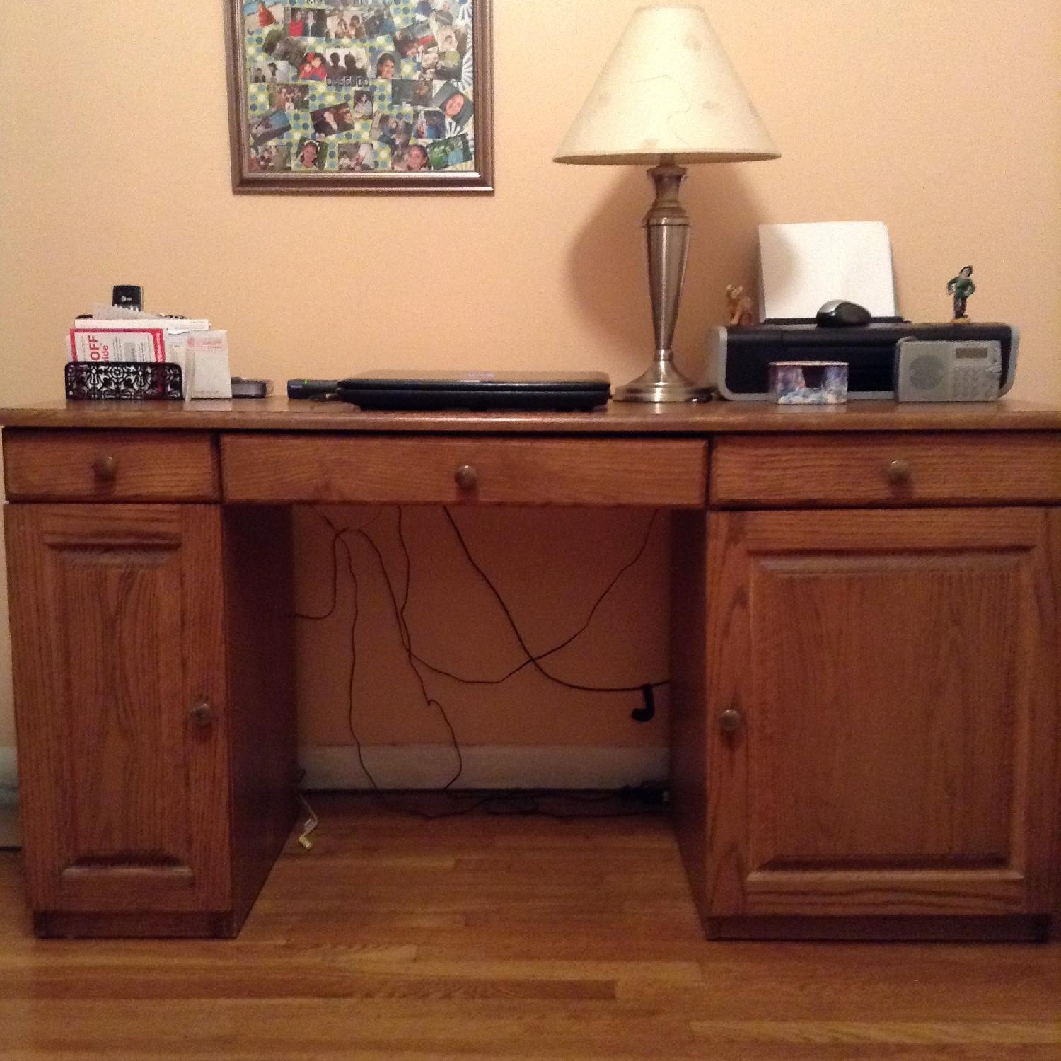 Gothic Cabinet Craft Custom Computer Desk - image-1