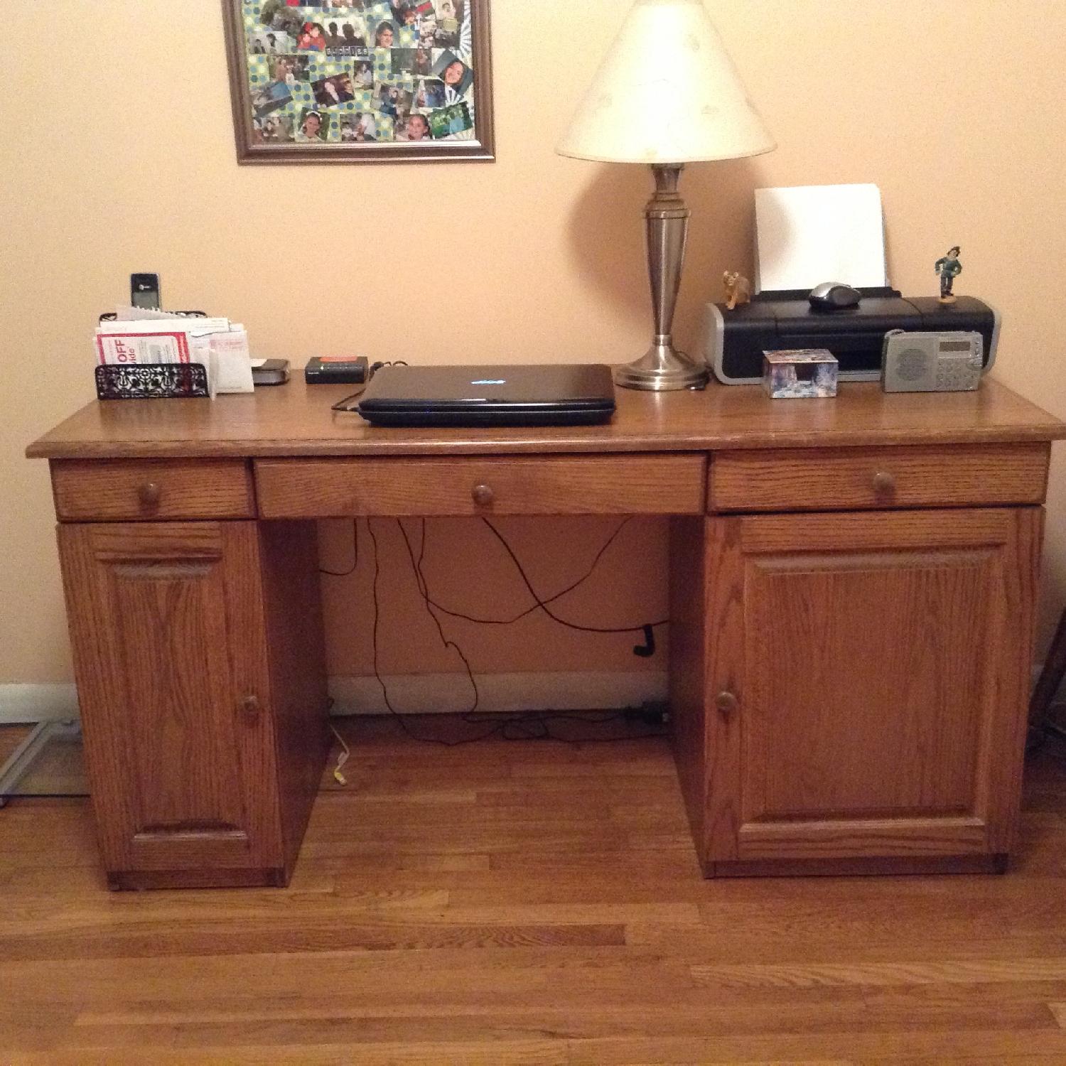 Gothic Cabinet Craft Custom Computer Desk - image-2