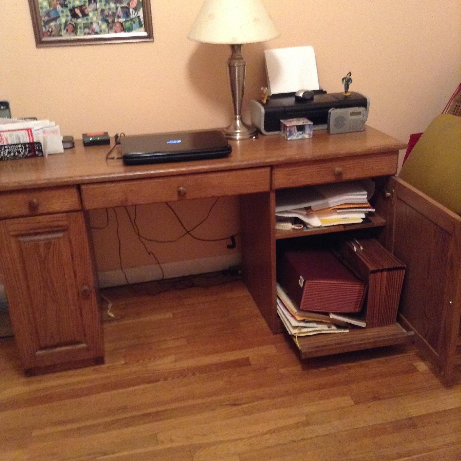 Gothic Cabinet Craft Custom Computer Desk - image-3