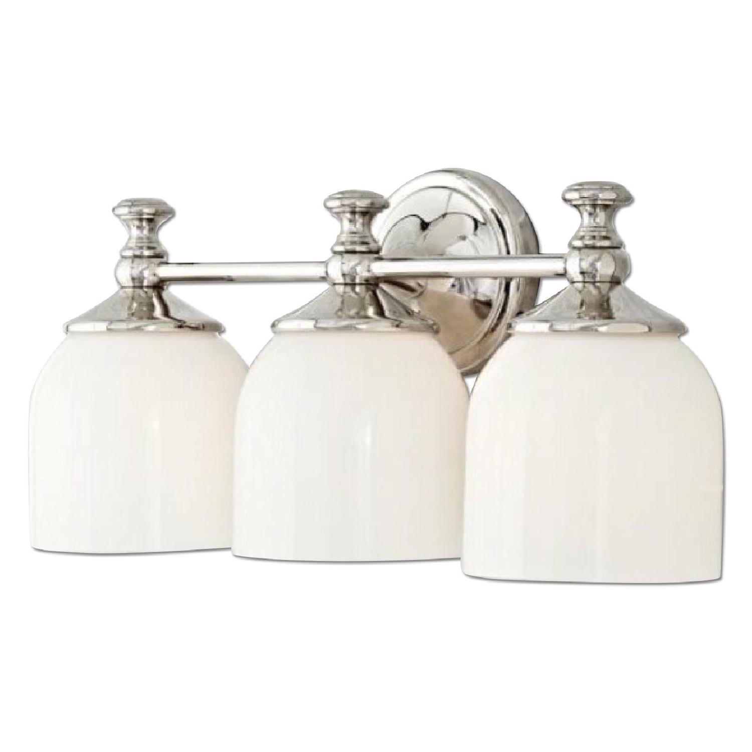 Pottery Barn bathroom light AptDeco
