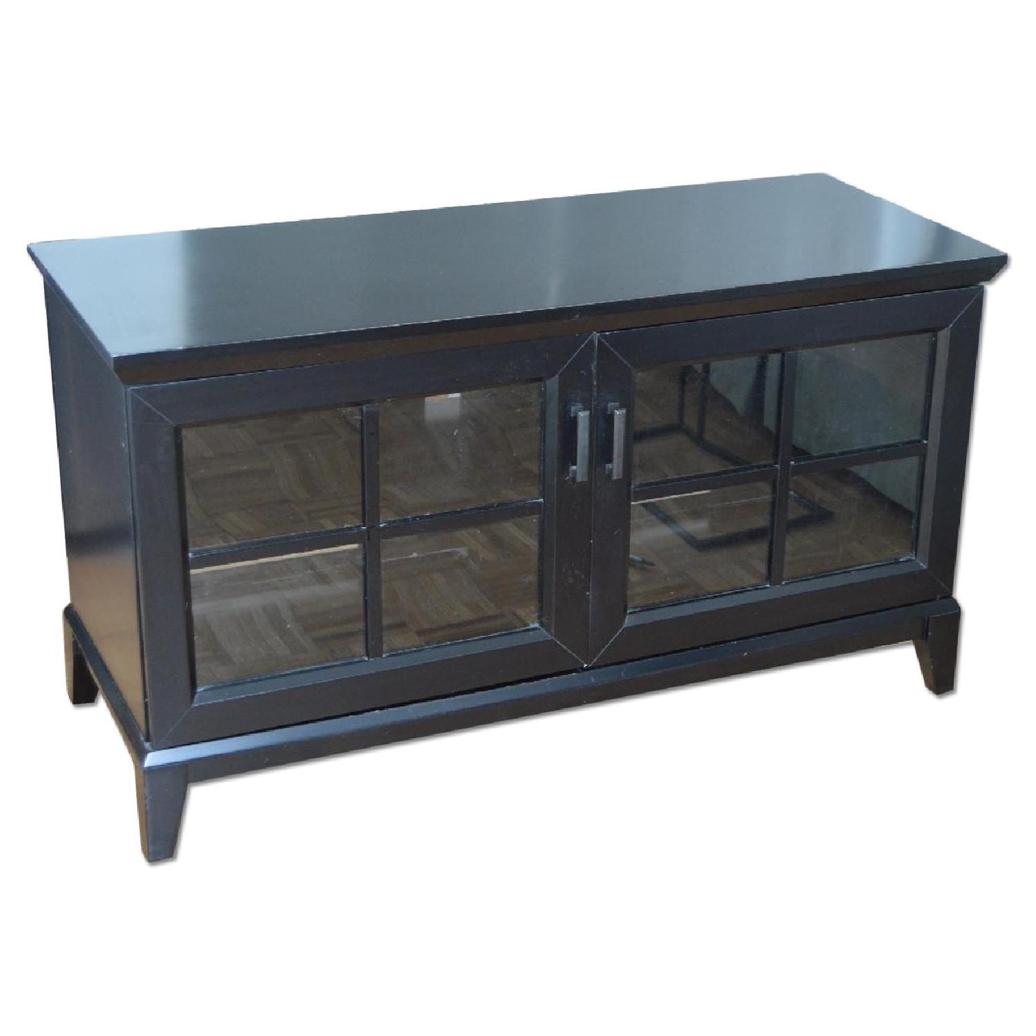 Crate & Barrel Paterson Black Media Console - image-0