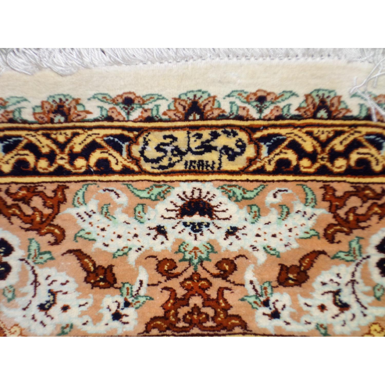 Persian Hand Knotted Pure Silk Rug - image-4