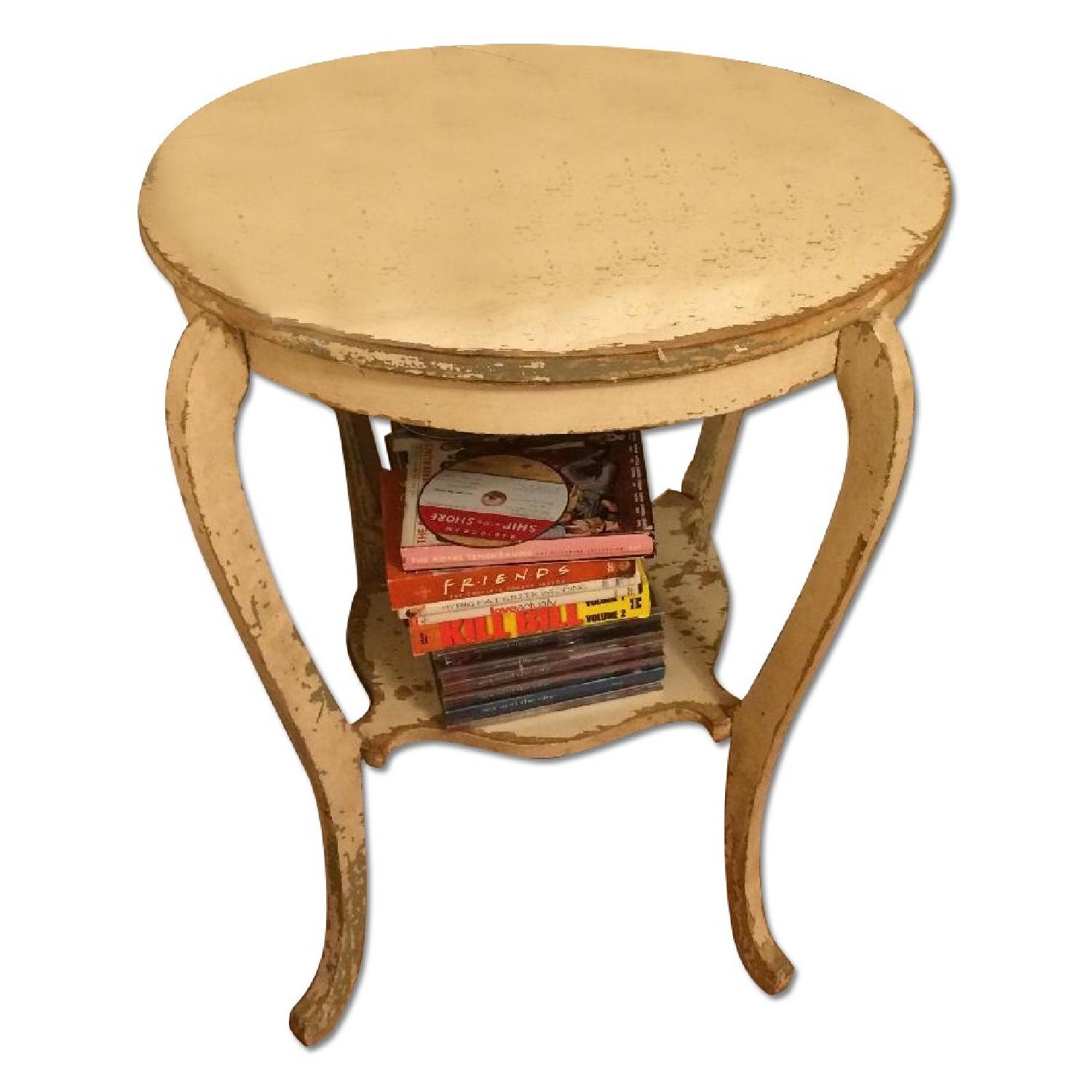 Vintage Shabby Chic Side Table - image-0