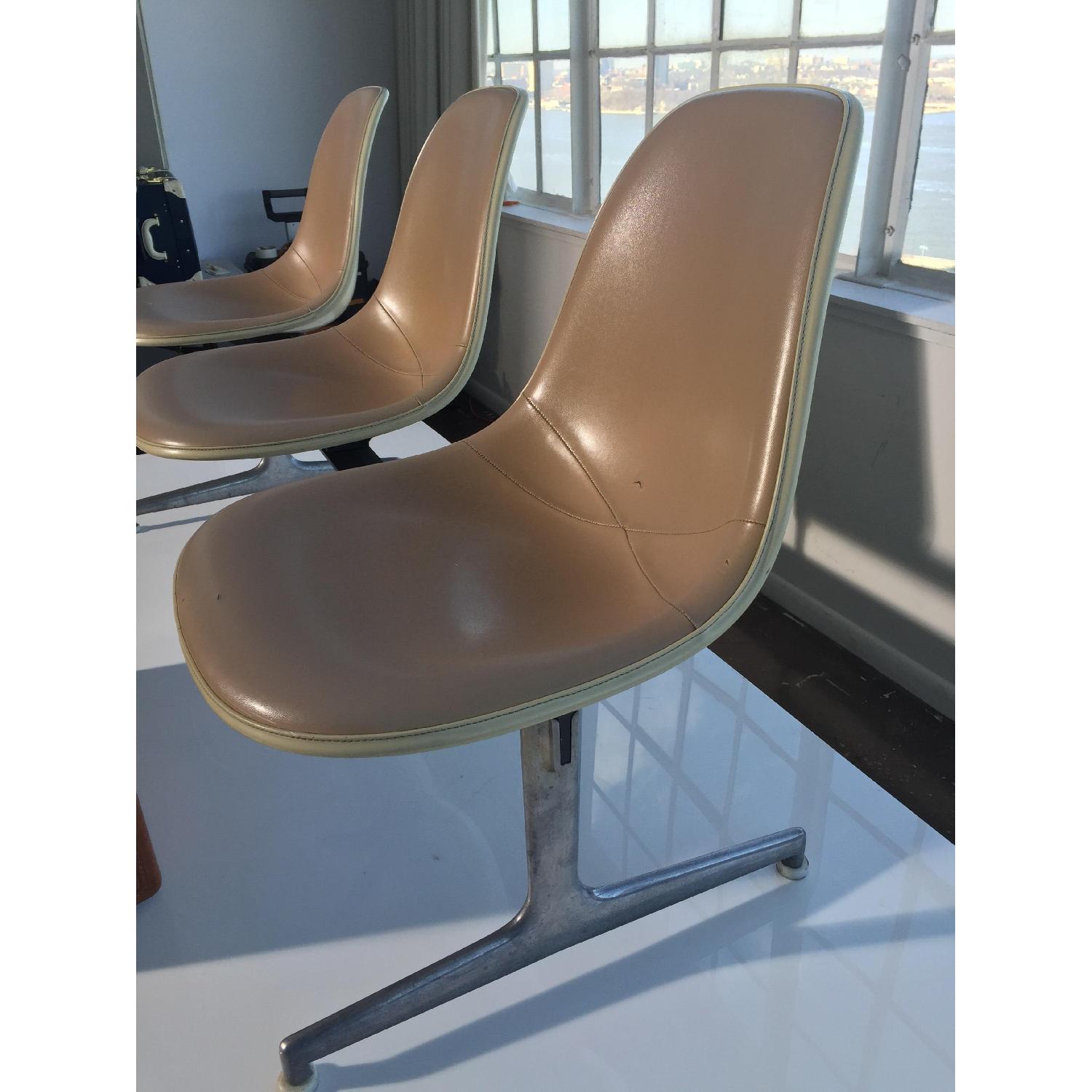 Herman Miller Eames Tandem La Fonda Leather Bench - image-2