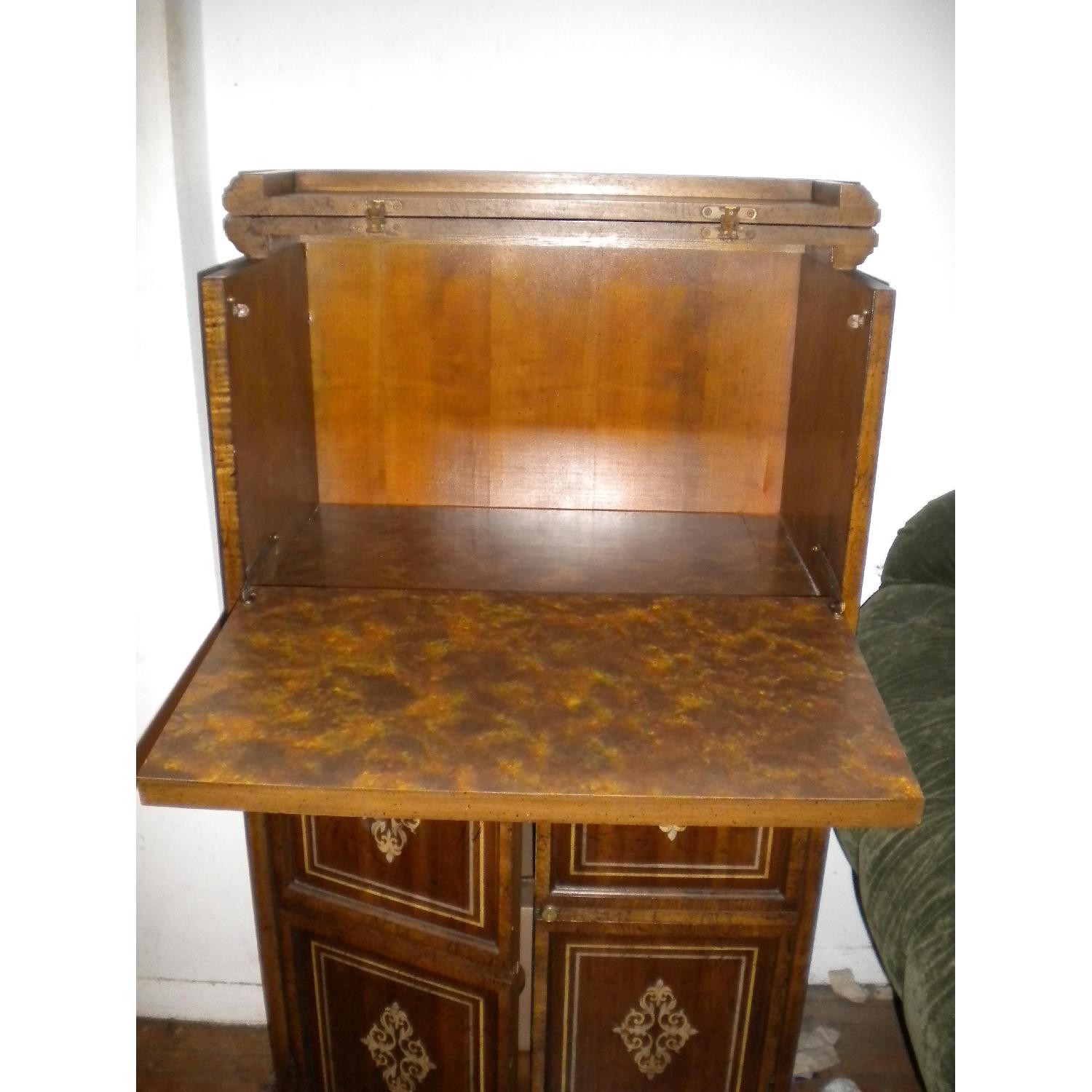 W & J Sloane Vintage Cupboard + Hexagonal Side Table - image-1