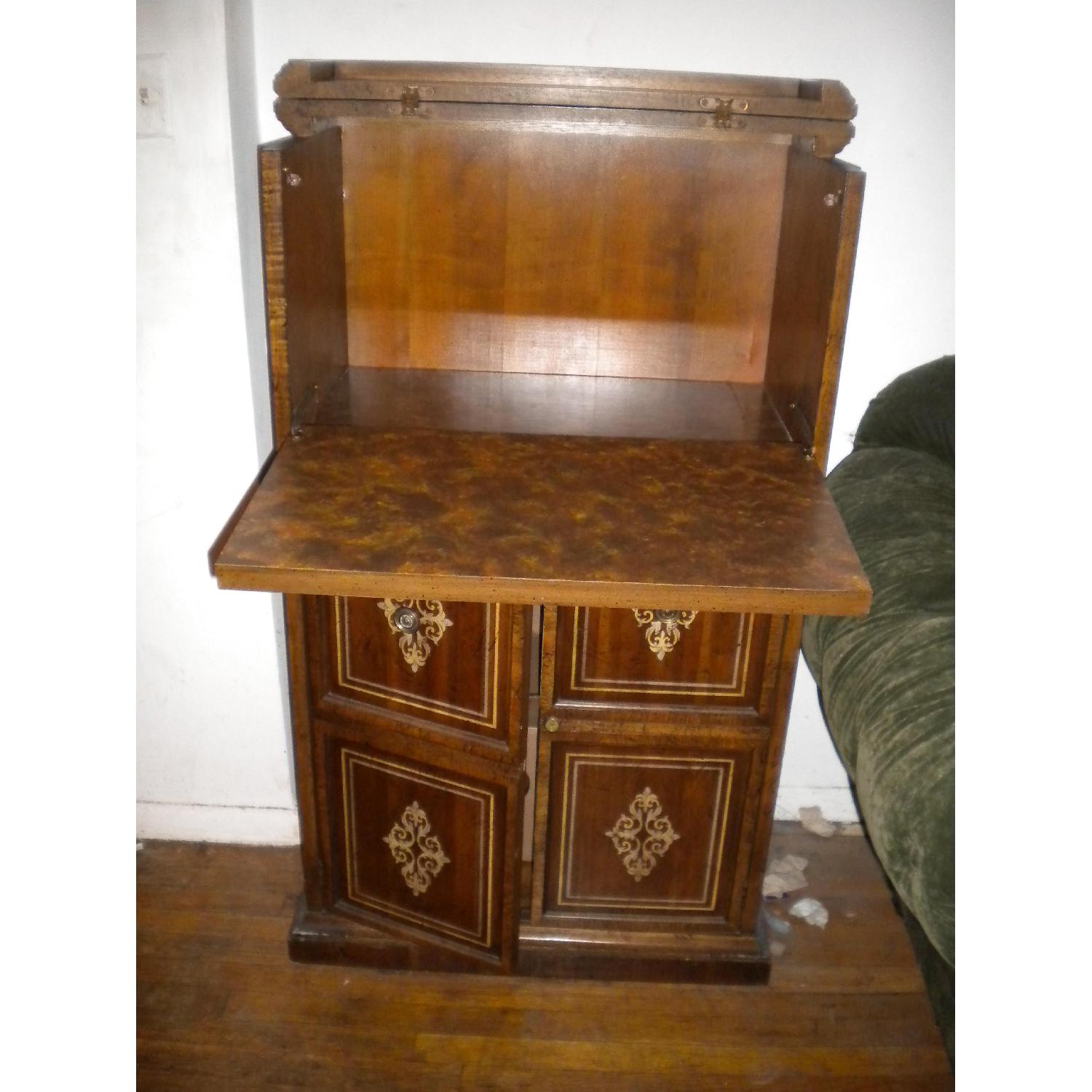 W & J Sloane Vintage Cupboard + Hexagonal Side Table - image-4