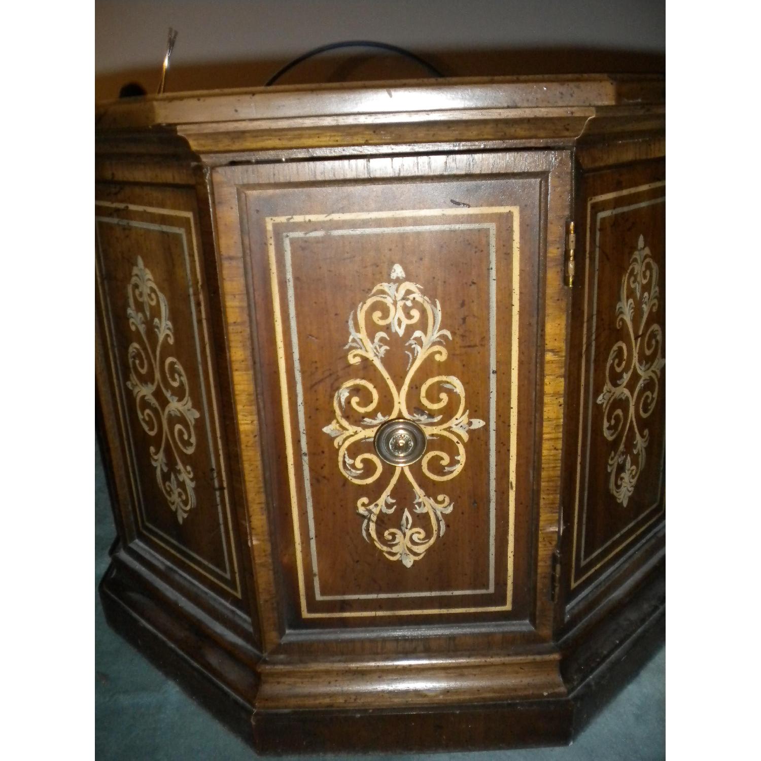 W & J Sloane Vintage Cupboard + Hexagonal Side Table - image-8