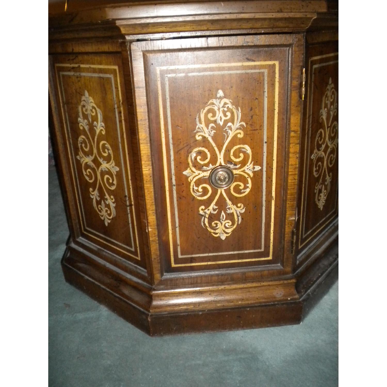 W & J Sloane Vintage Cupboard + Hexagonal Side Table - image-11
