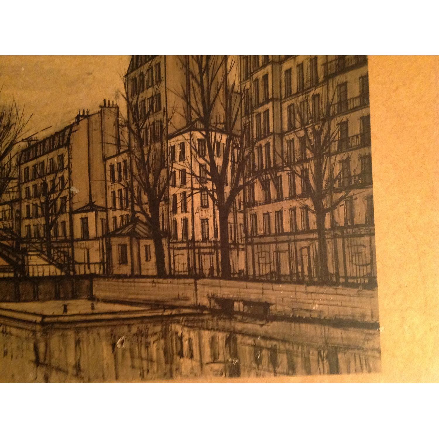 Bernard Buffet Print of Canal St. Martin - AptDeco