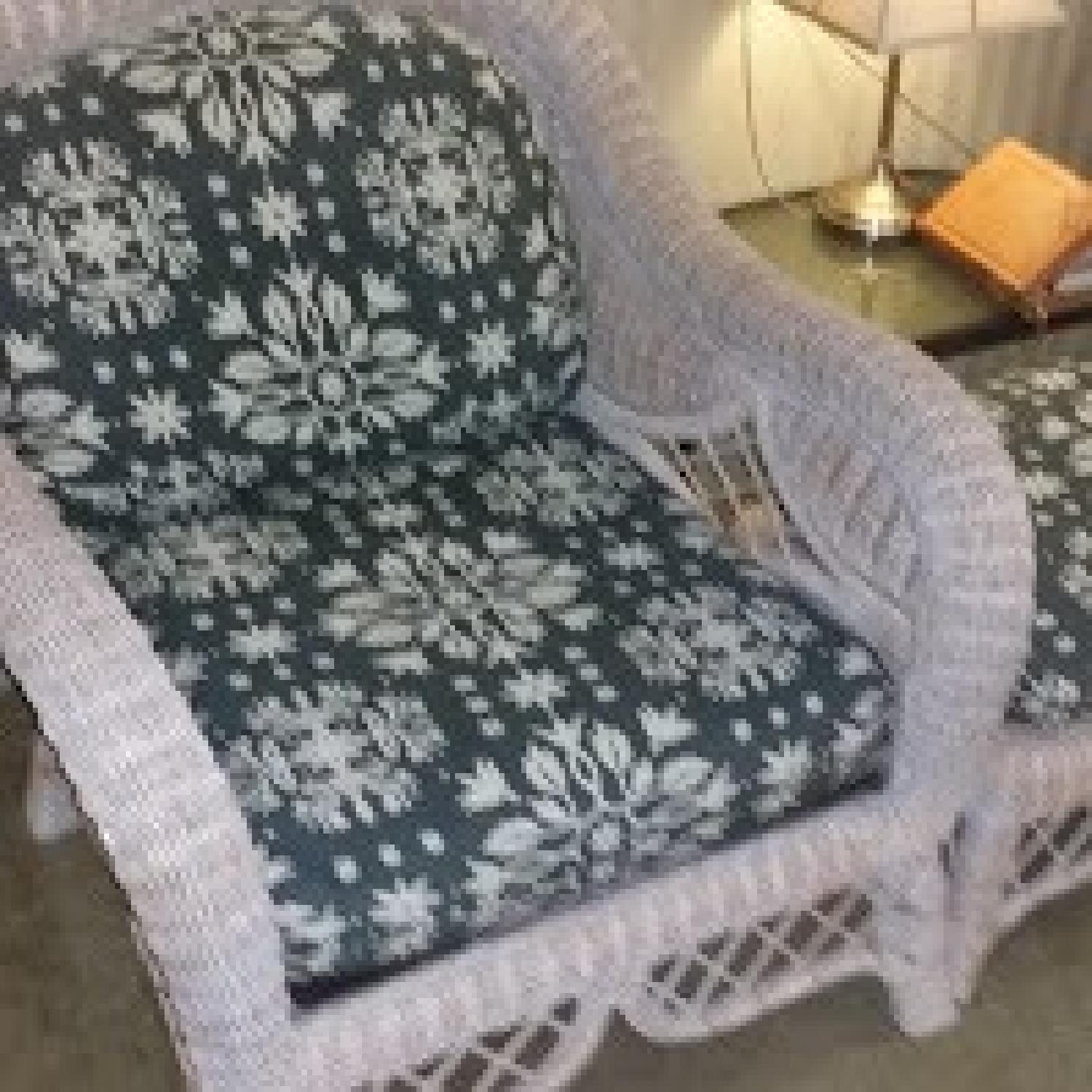 Henry Link Lexington Wicker Lounging Chairs w/ Matching Ottoman - image-6