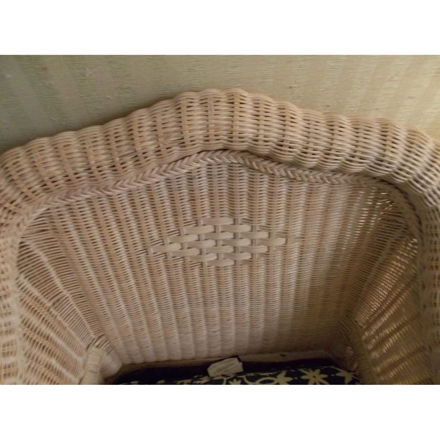 Henry Link Lexington Wicker Lounging Chairs w/ Matching Ottoman - image-7