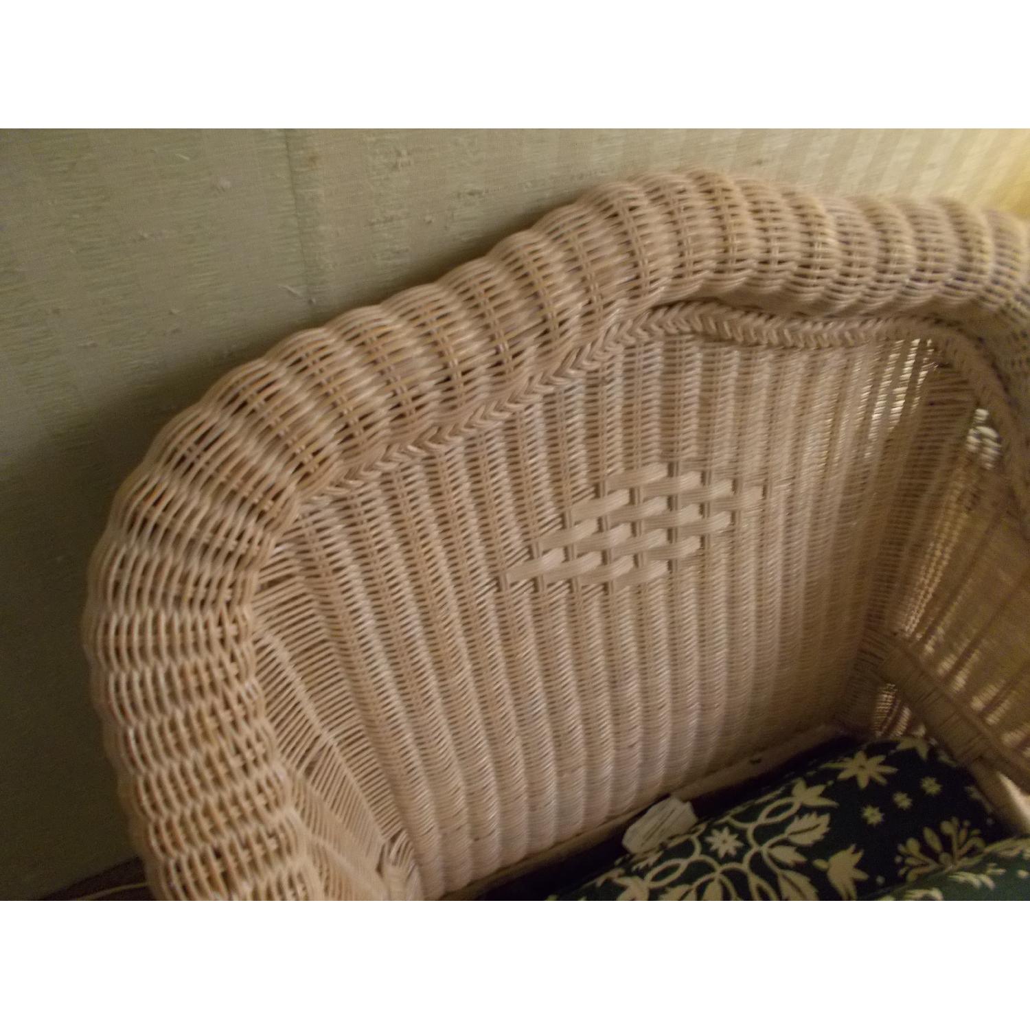 Henry Link Lexington Wicker Lounging Chairs w/ Matching Ottoman - image-8