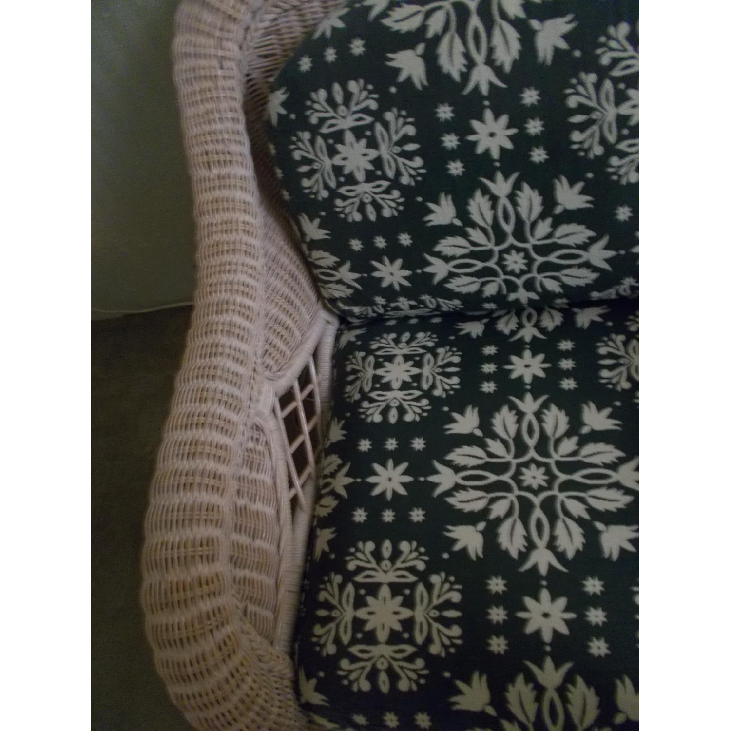 Henry Link Lexington Wicker Lounging Chairs w/ Matching Ottoman - image-11