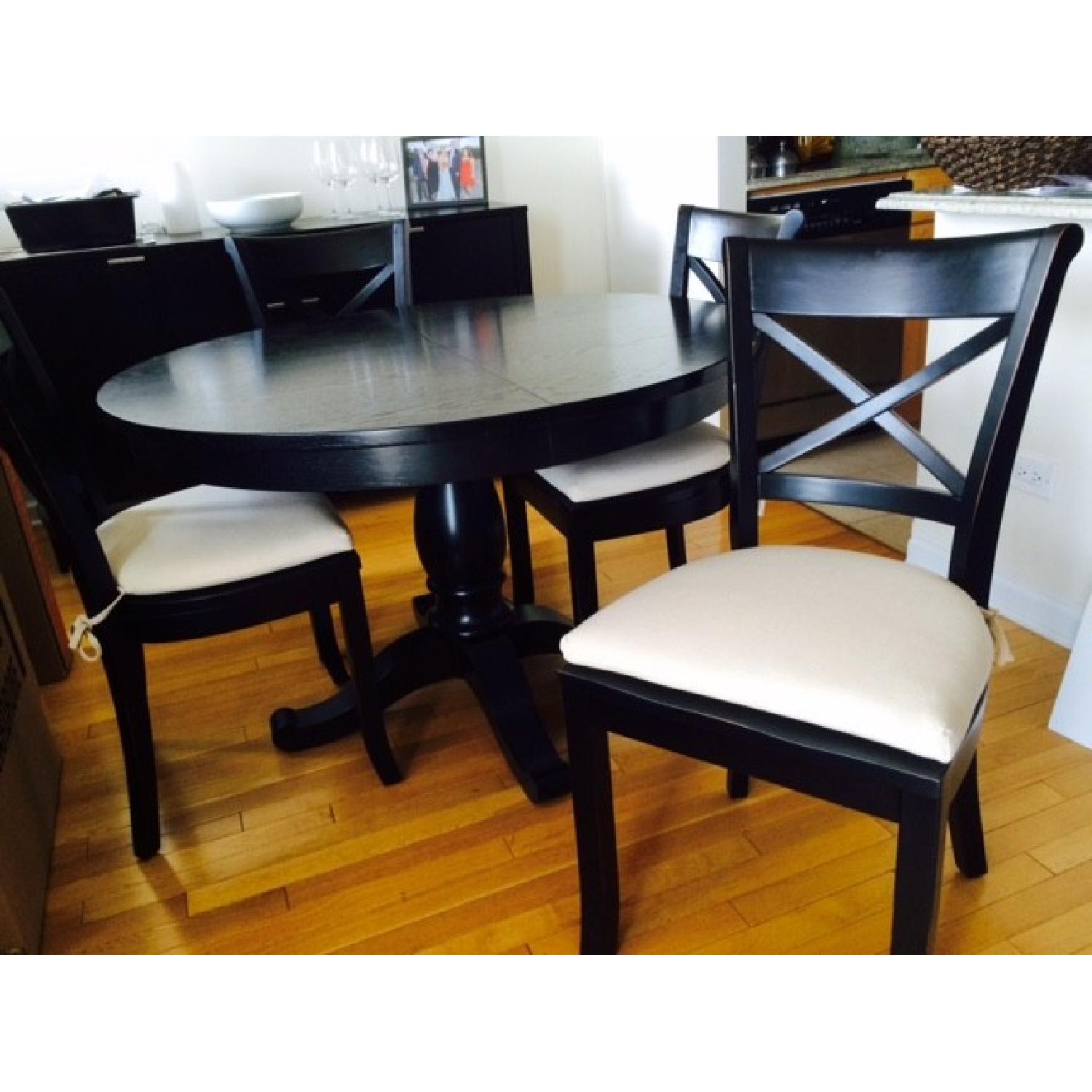 Crate & Barrel Avalon/Vintner 5 Piece Dining Set - image-6