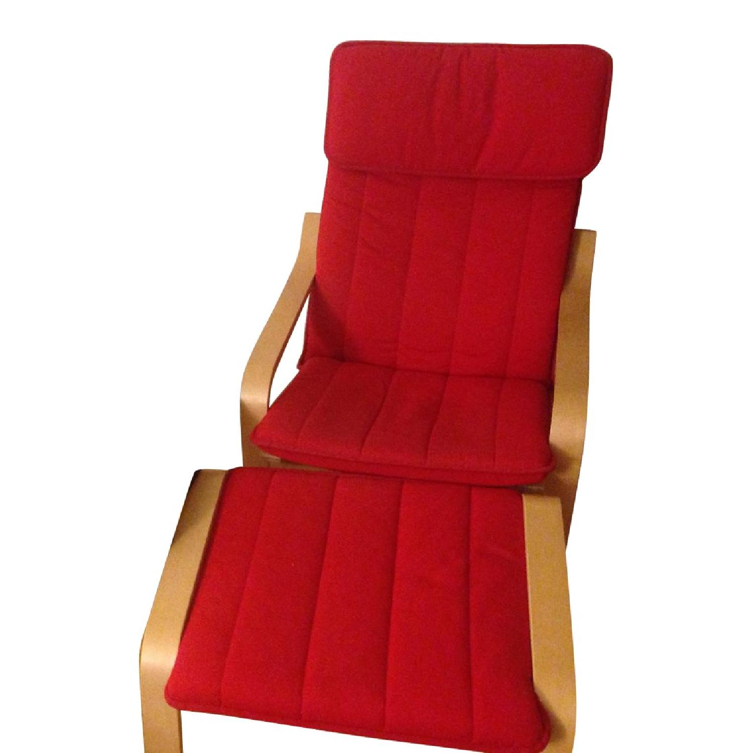 Ikea Red Chair - image-0