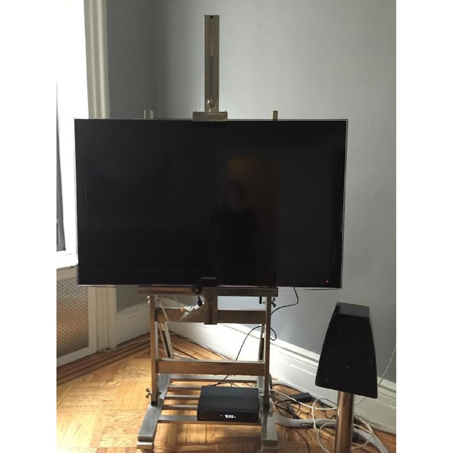 Chrome Easel TV Stand - image-3