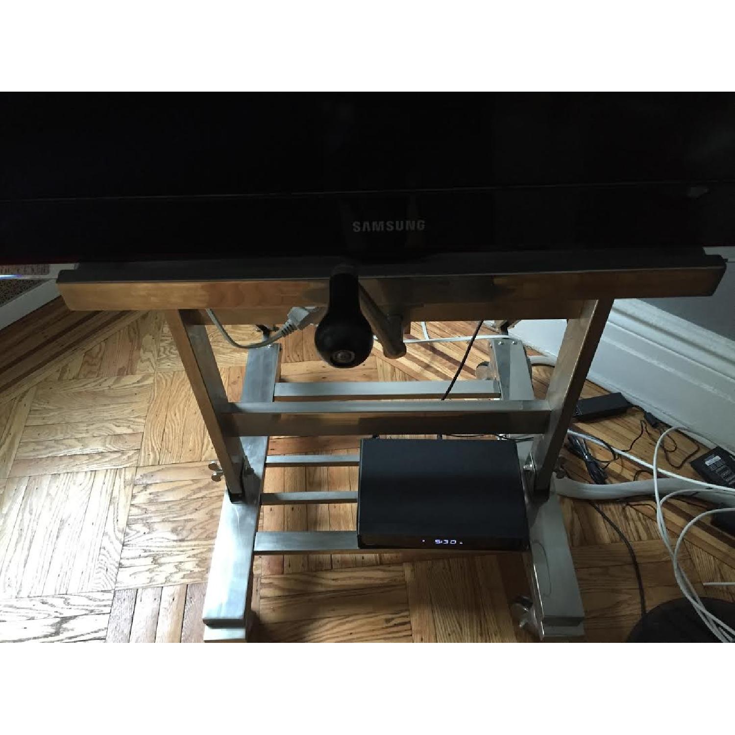 Chrome Easel TV Stand - image-4