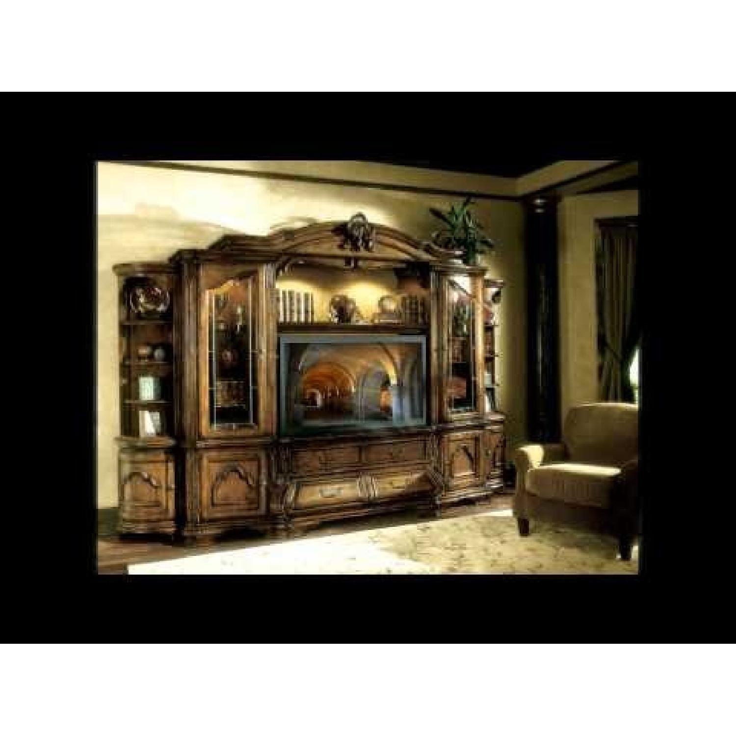 Aico Amini Entertainment Center w/ Bookshelves - image-1