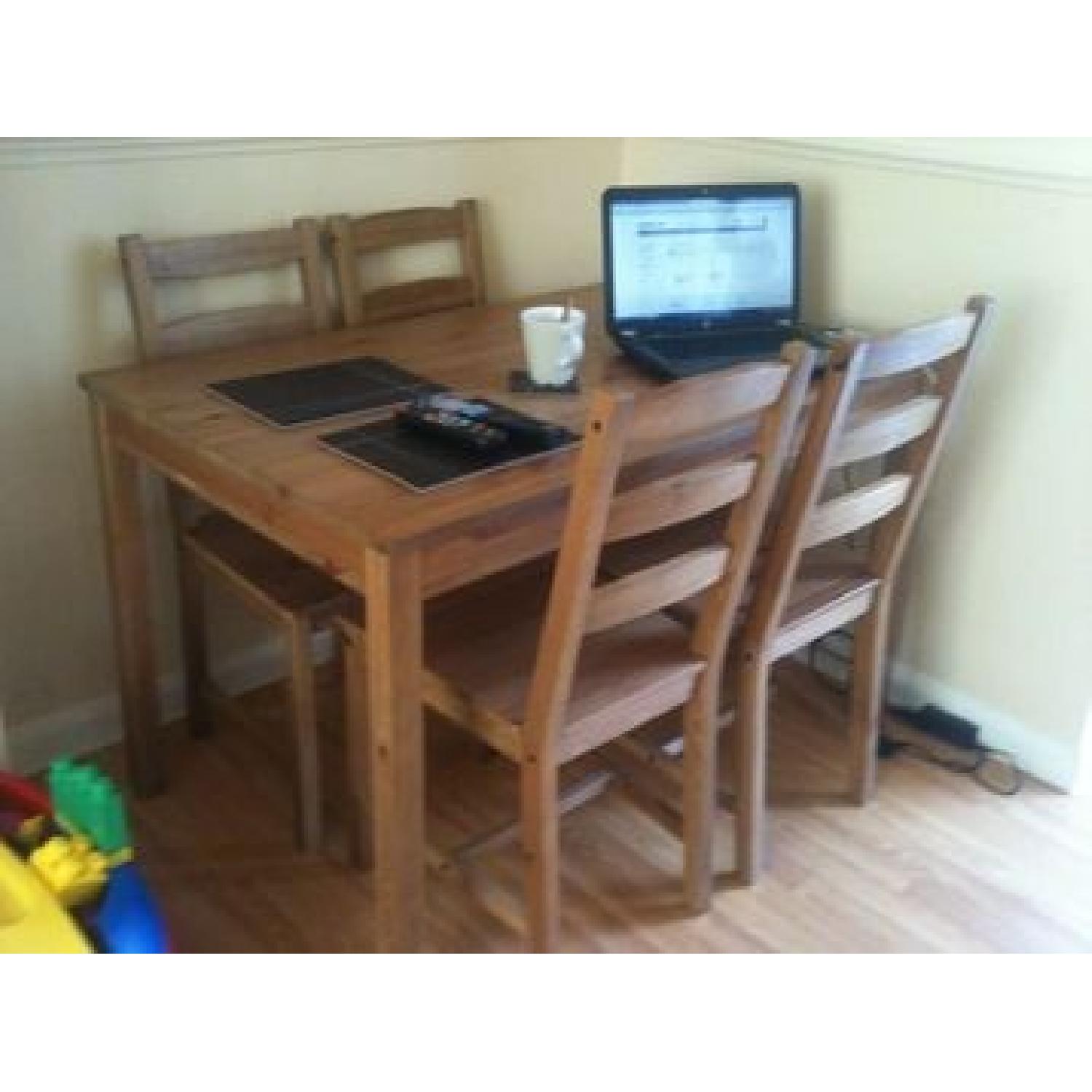 Ikea Jokkmokk Dining Table w/ 4 Chairs - image-1