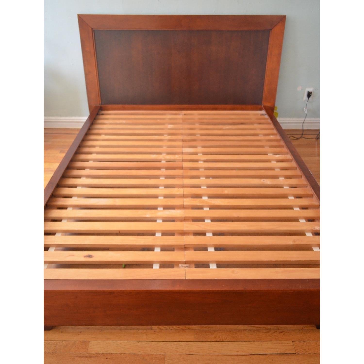 Solid Mahogany Queen Bed Frame AptDeco