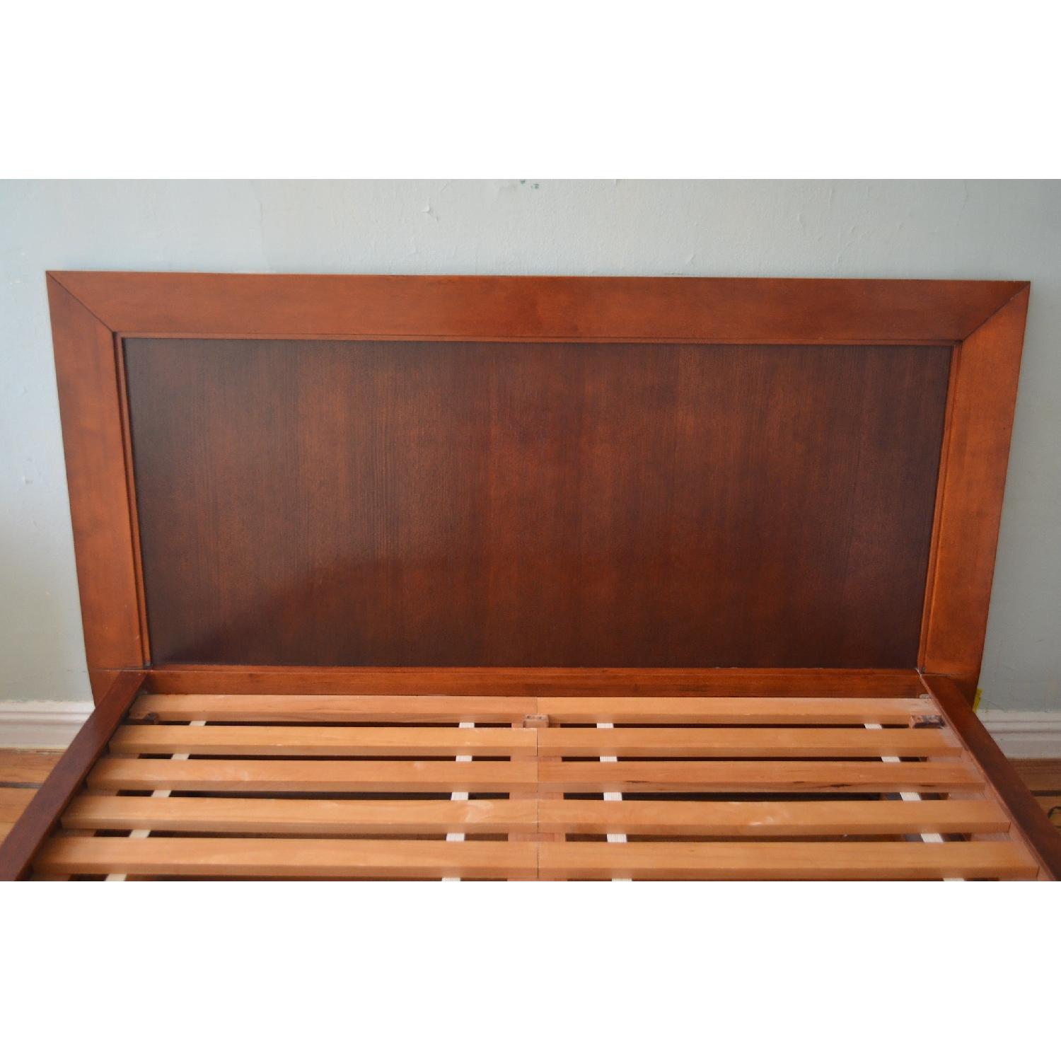 Solid Mahogany Queen Bed Frame AptDeco