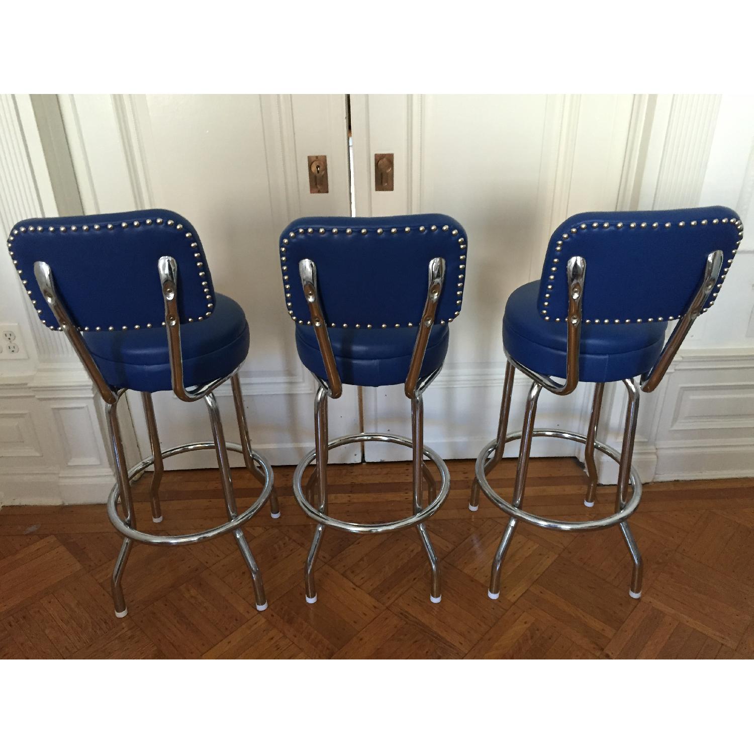Vintage 1950s/1960s Bar Stools - Set of 3 - image-2
