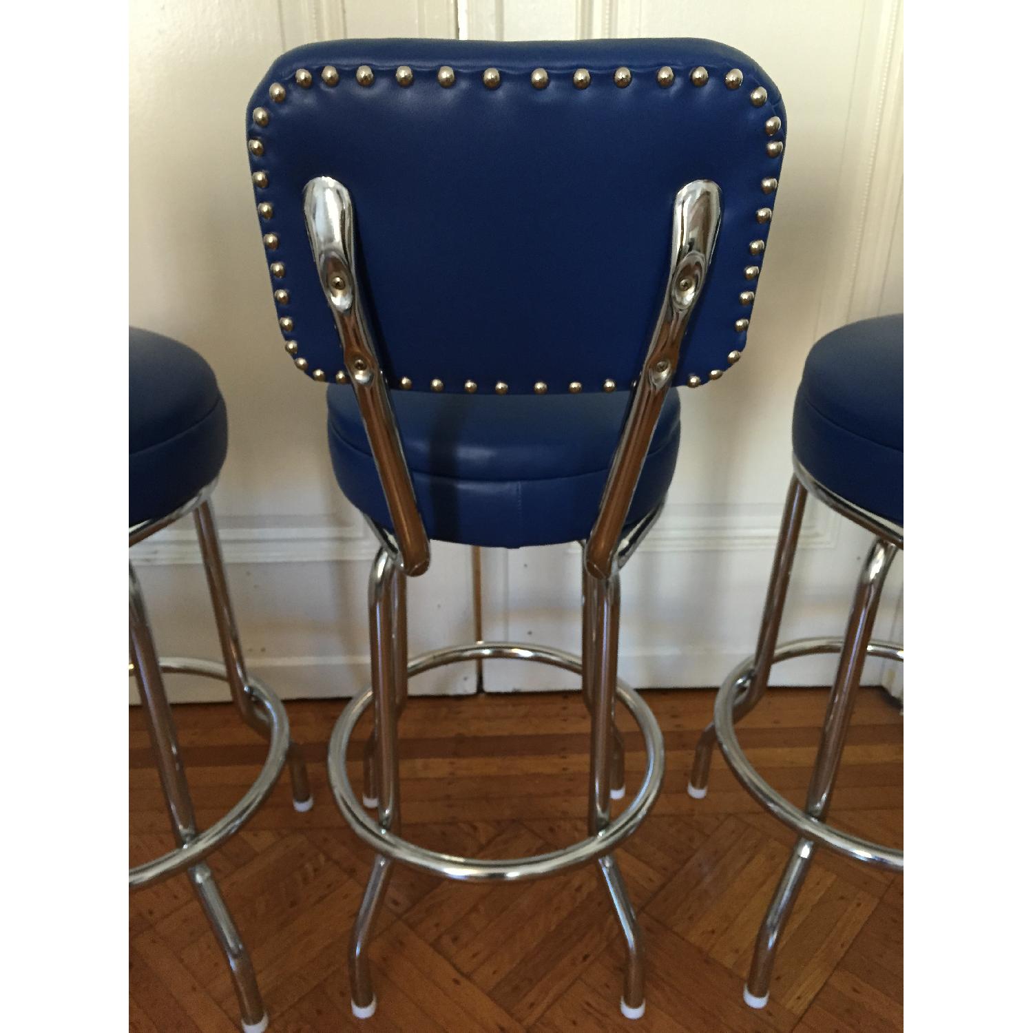 Vintage 1950s/1960s Bar Stools - Set of 3 - image-4