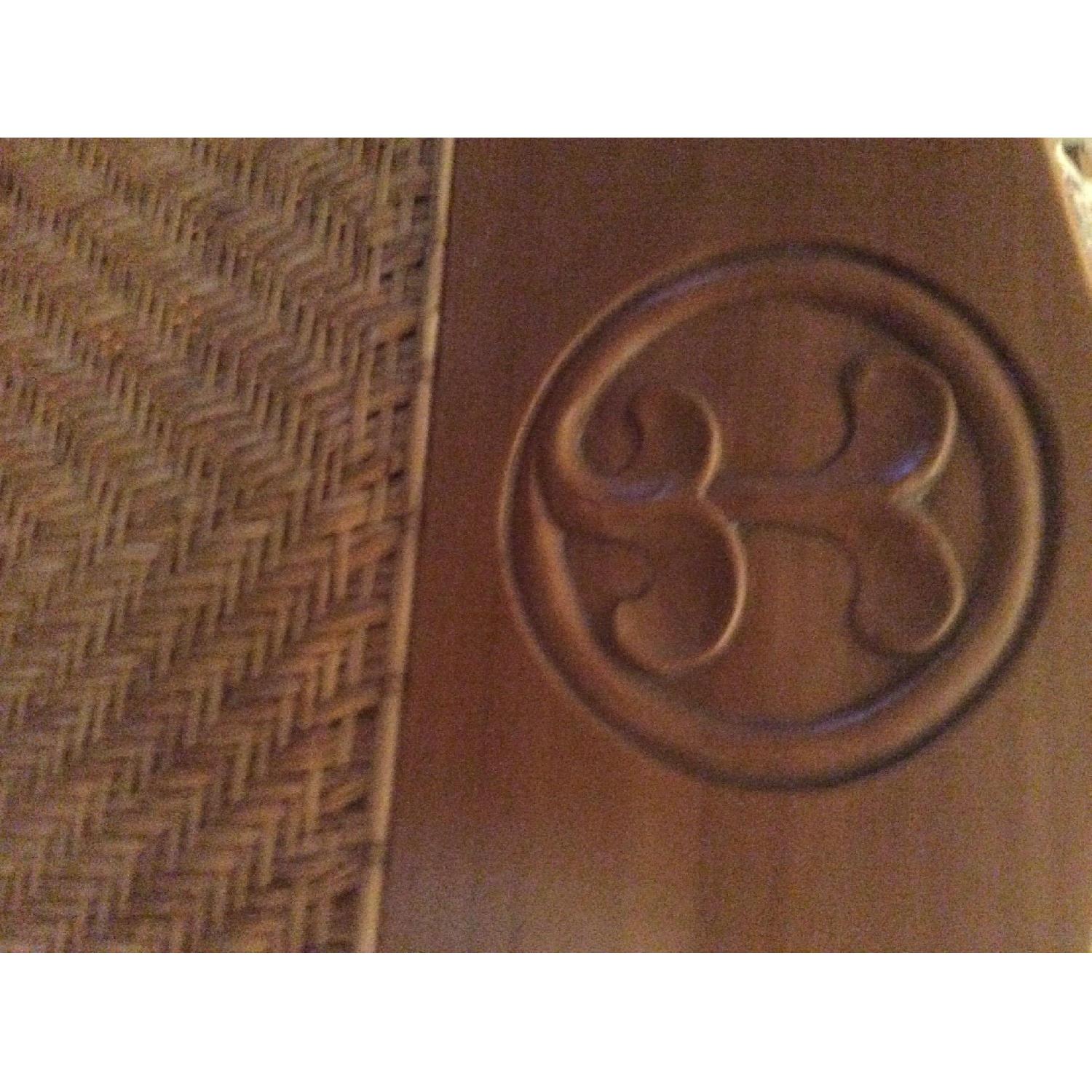 Teak Wood Arm Chairs - Pair - image-5