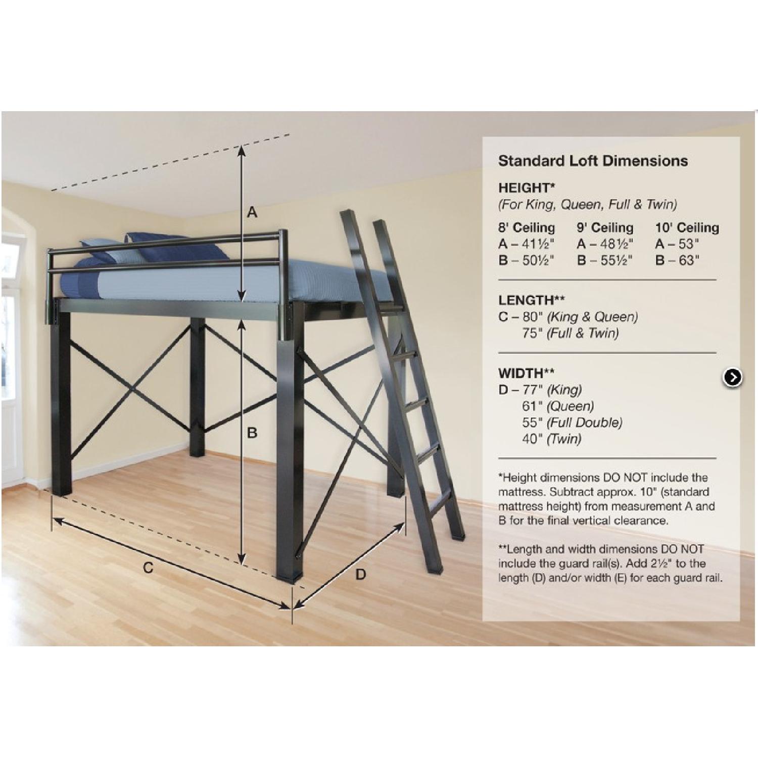 Francis Lofts Adult Sized Loft Bed Aptdeco