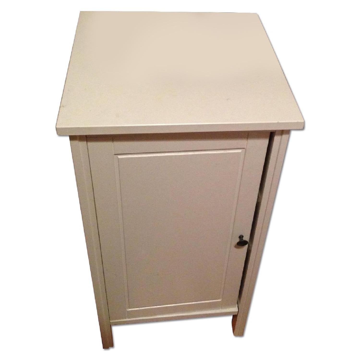 Ikea Hemnes White Nightstand AptDeco