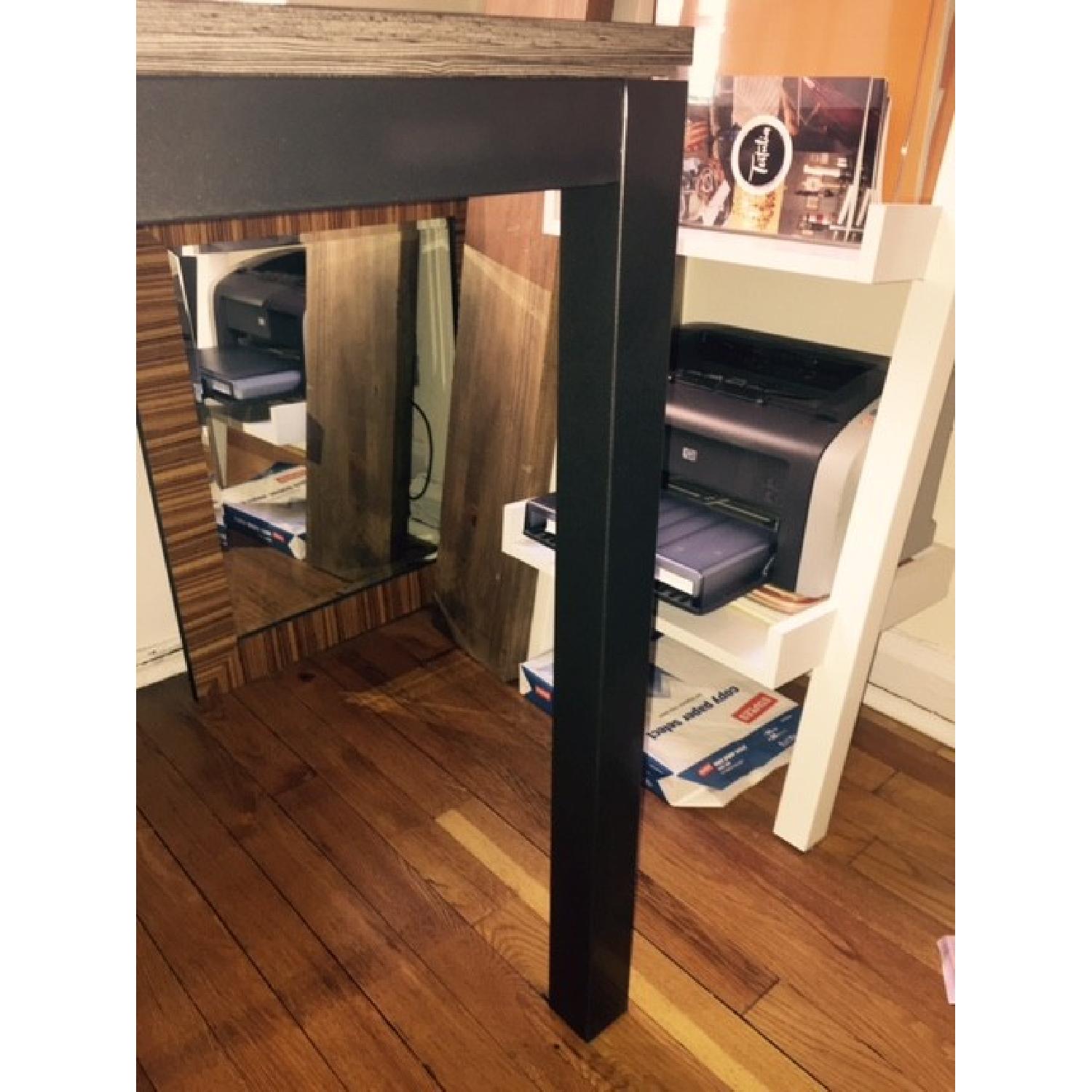 Container Store Driftwood Parsons Desk - image-2