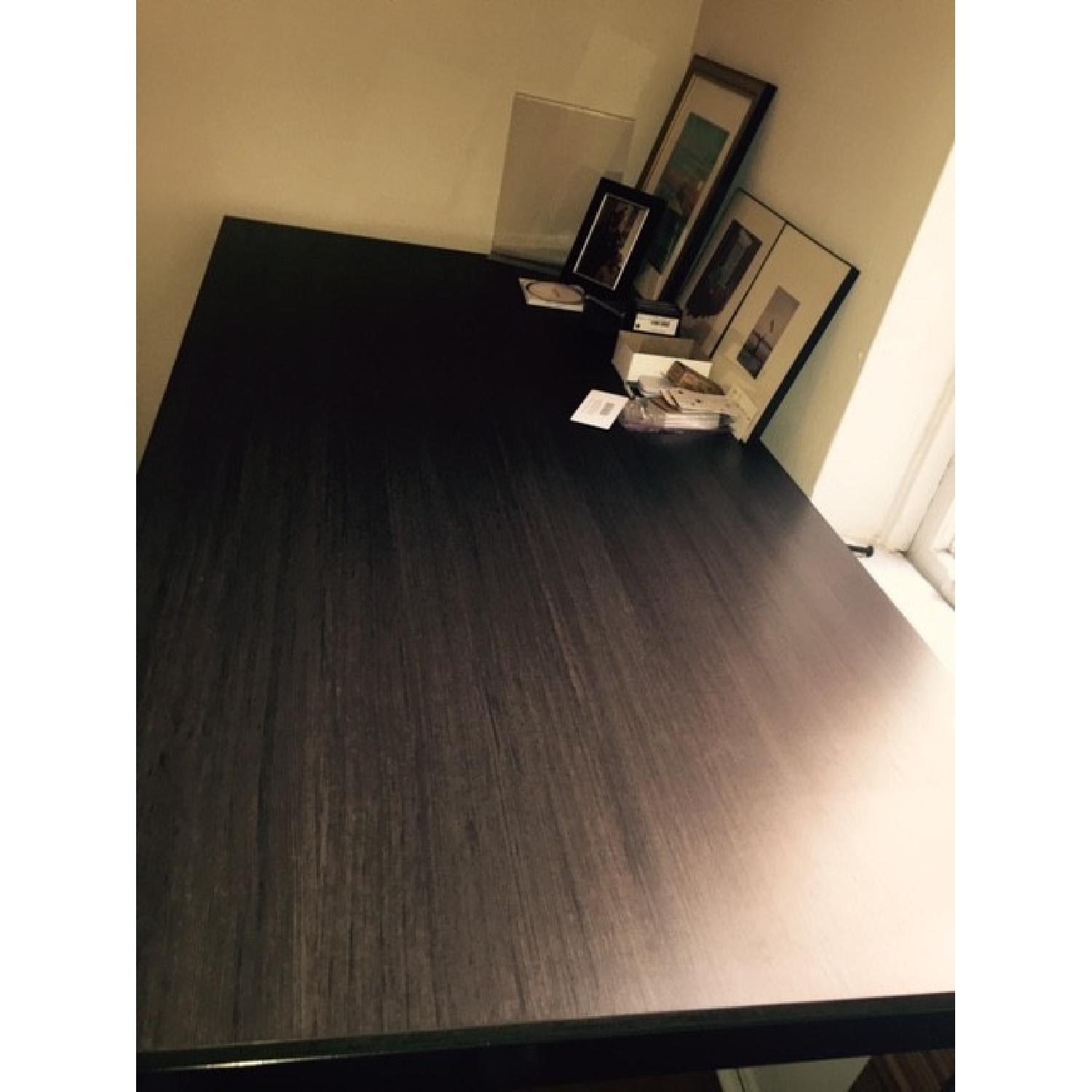 Container Store Driftwood Parsons Desk - image-3