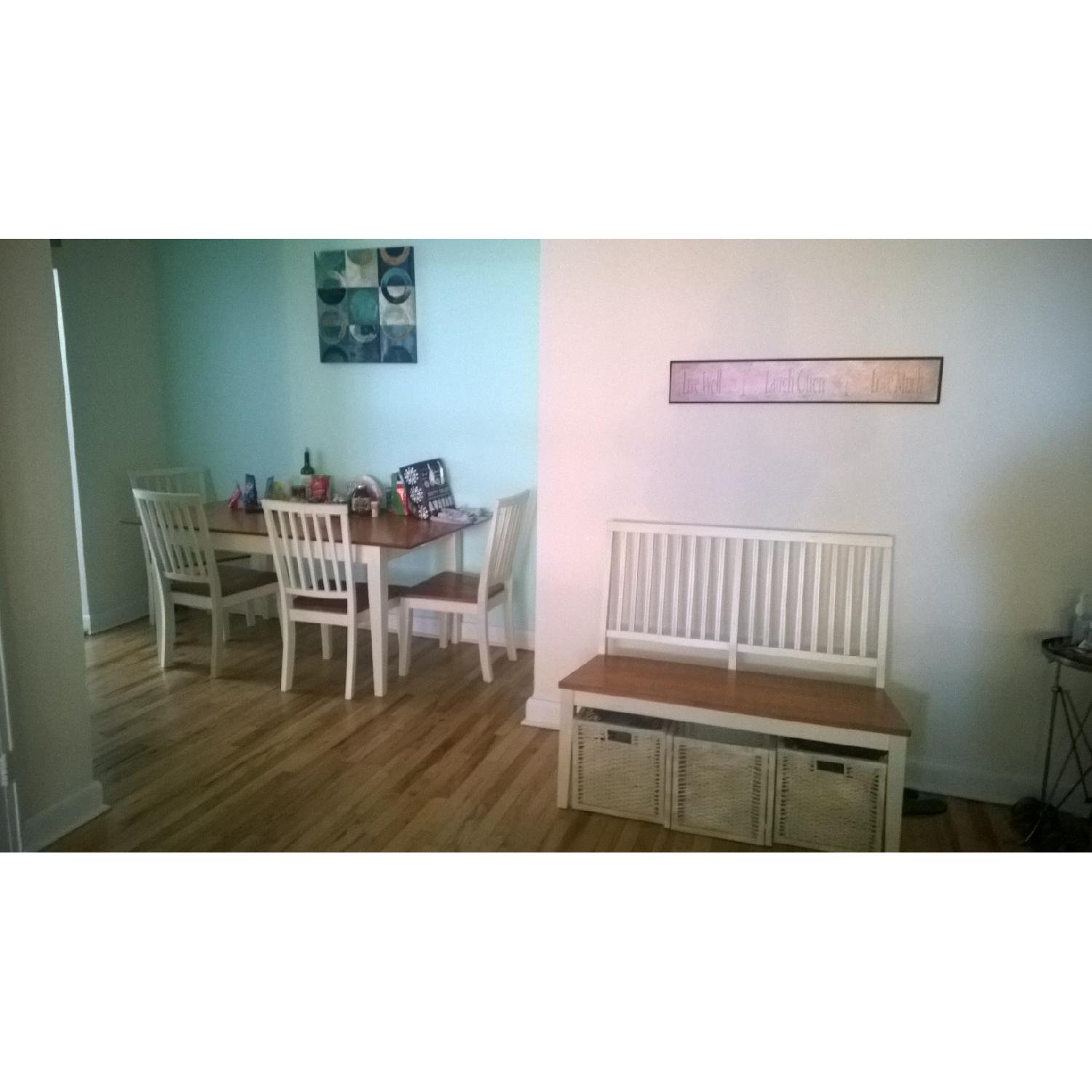 Raymour & Flanigan 6 Piece Dining Room Set AptDeco