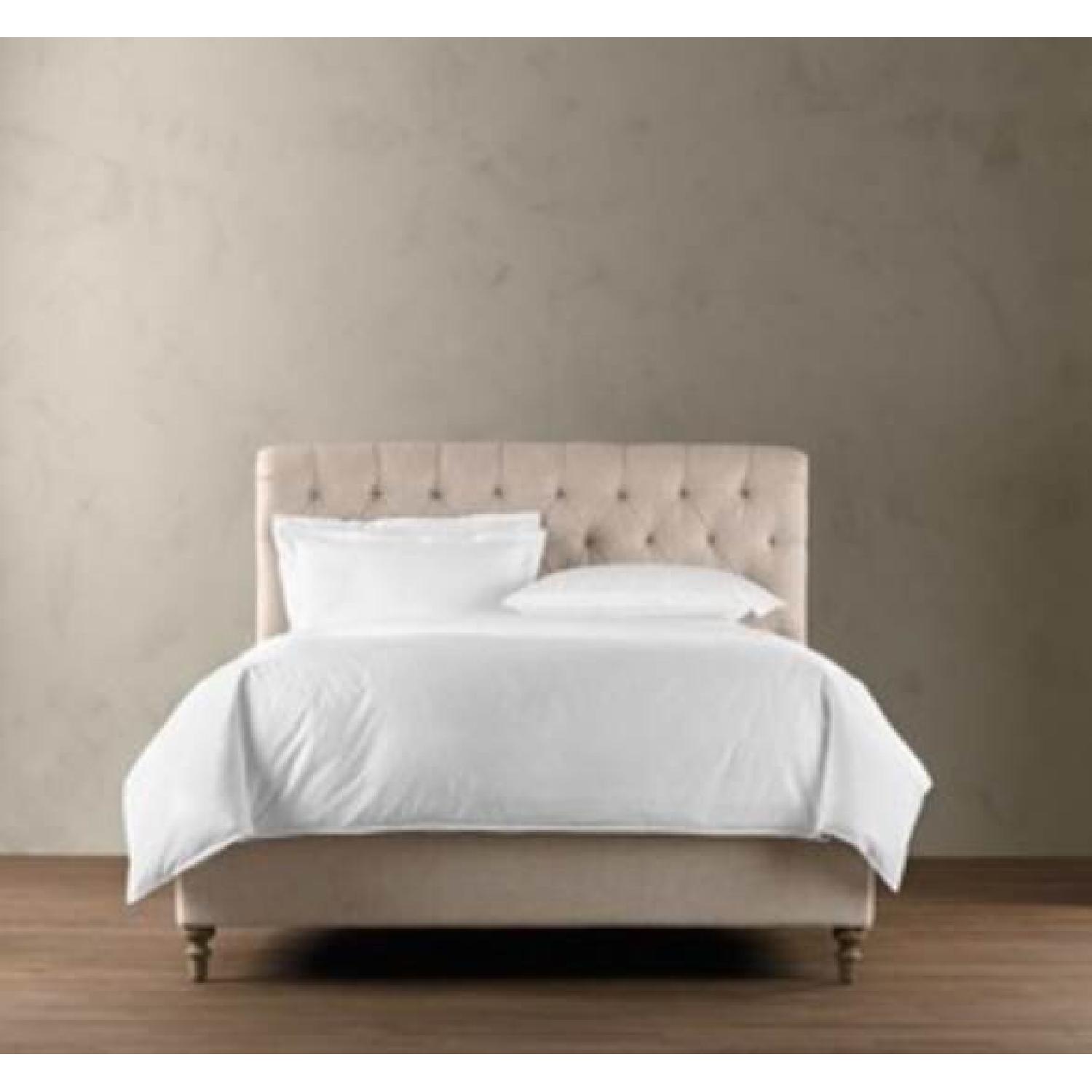 Restoration Hardware Chesterfield Sleigh Bed AptDeco