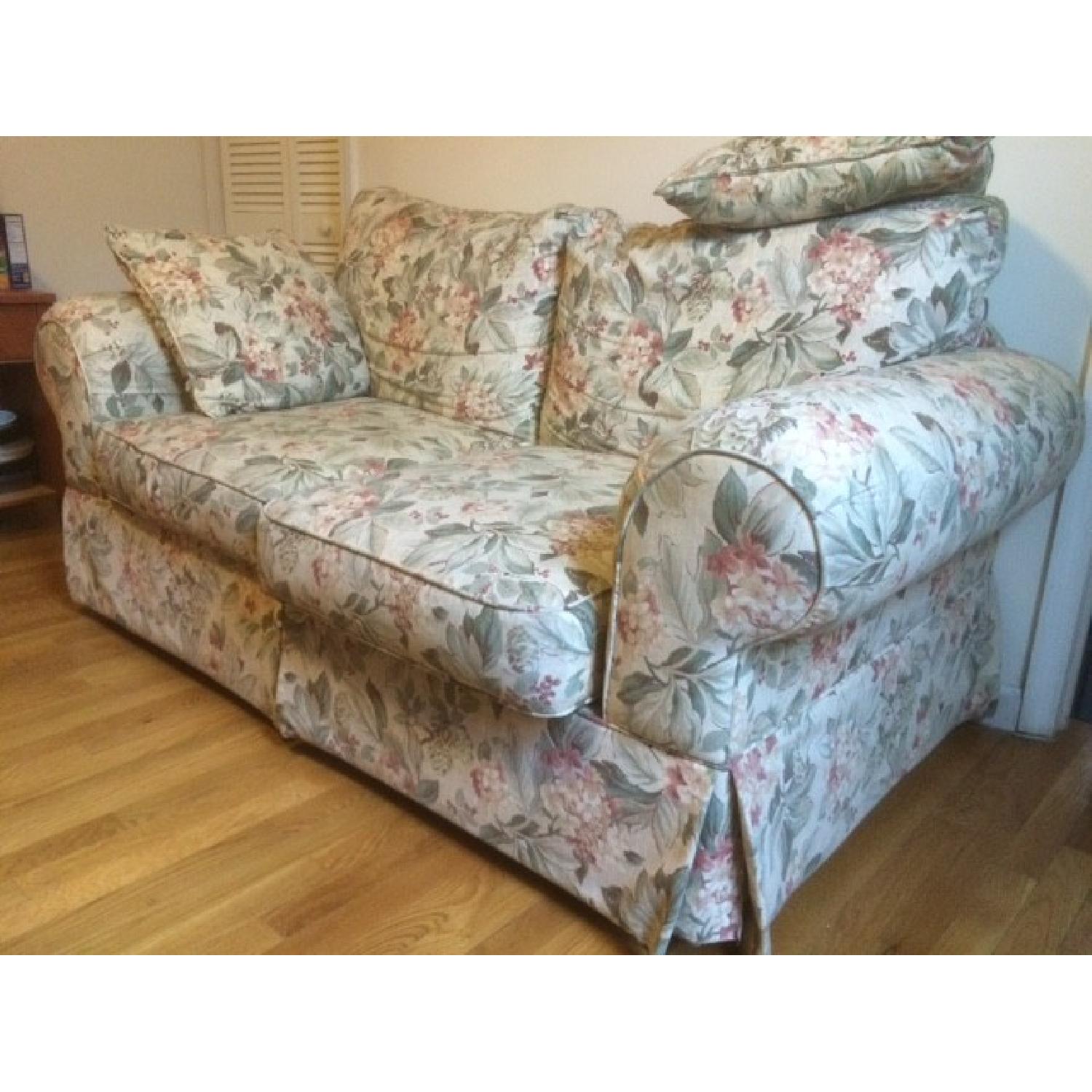 Alan White Couch w/ Pillows - image-2