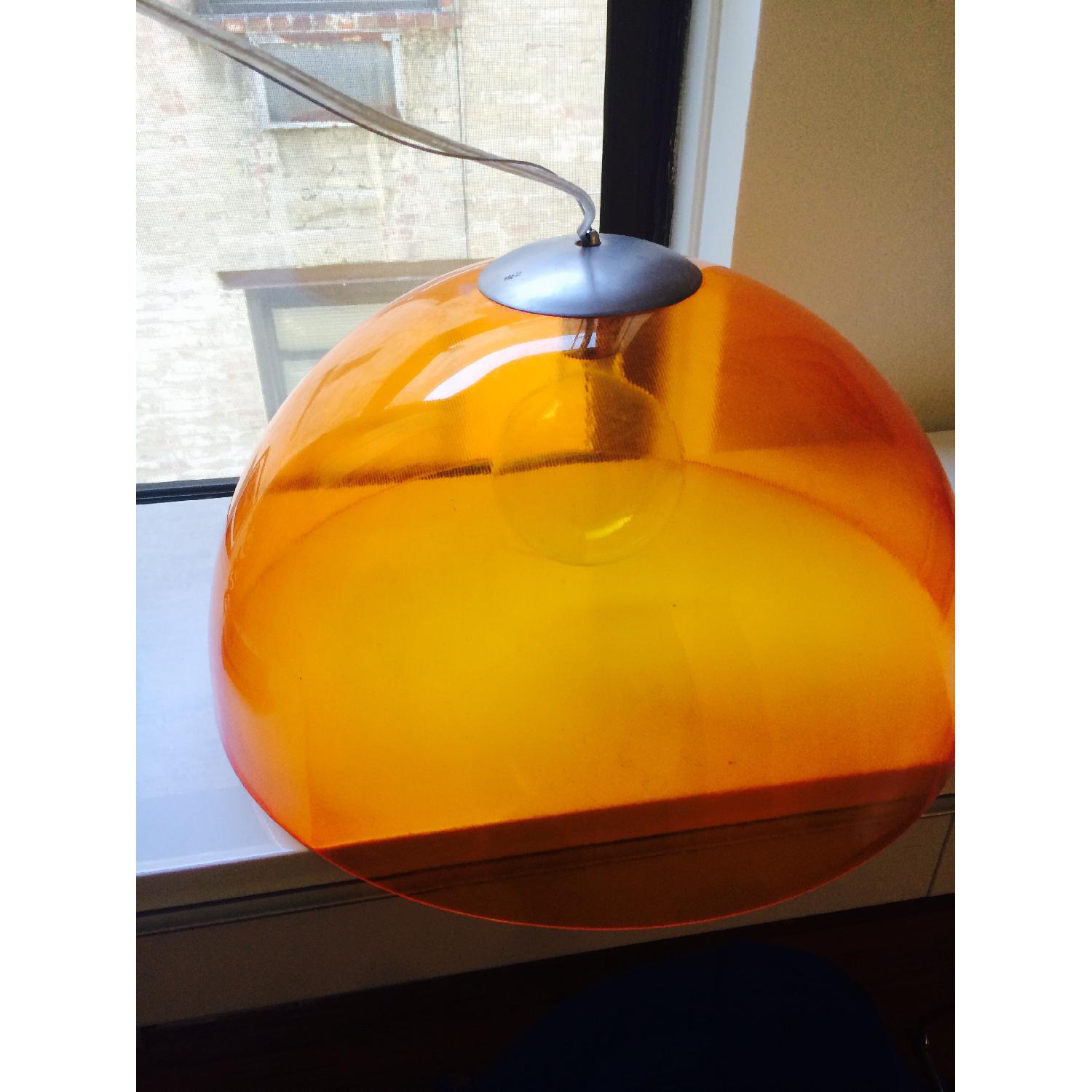 Translucent Orange Dome Light - image-1