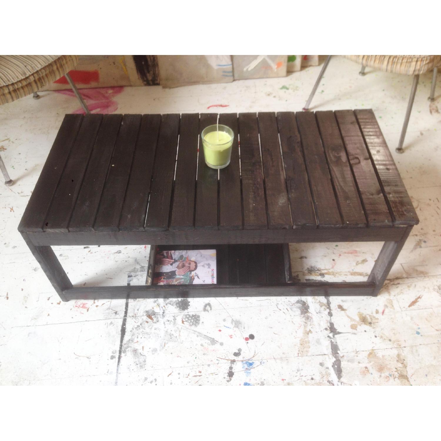 Handmade Wooden Coffee Table - image-1