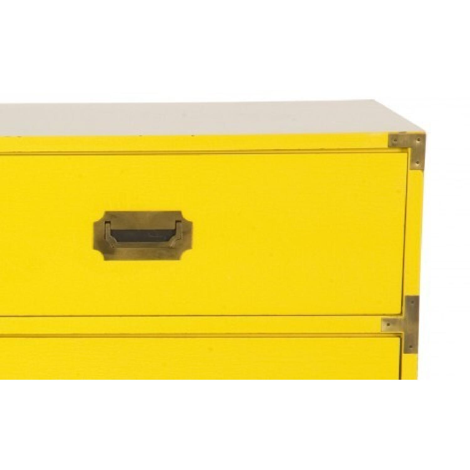 American Vintage Yellow Campaign Dresser - image-2