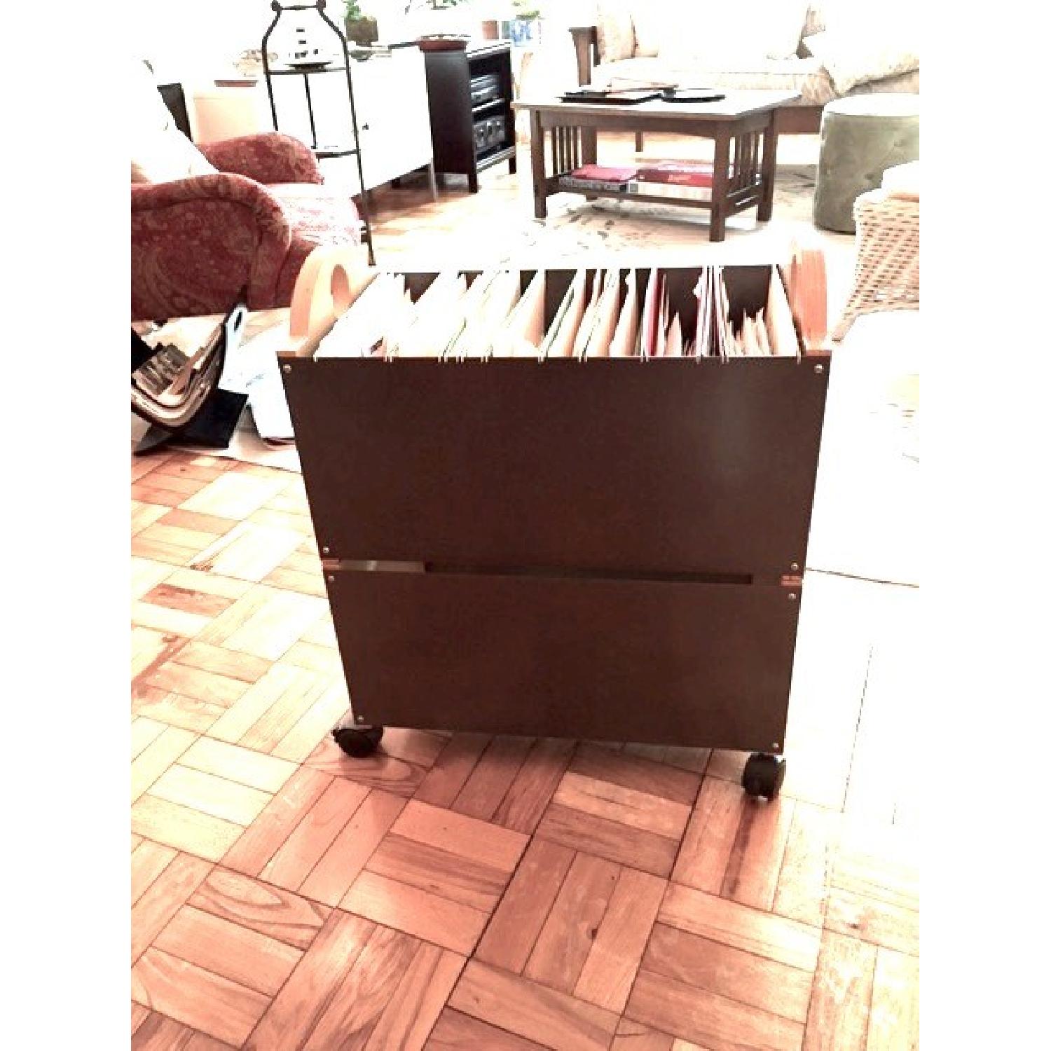 Blu Dot Stackable Rolling File Cabinets/Carts - Pair - image-7