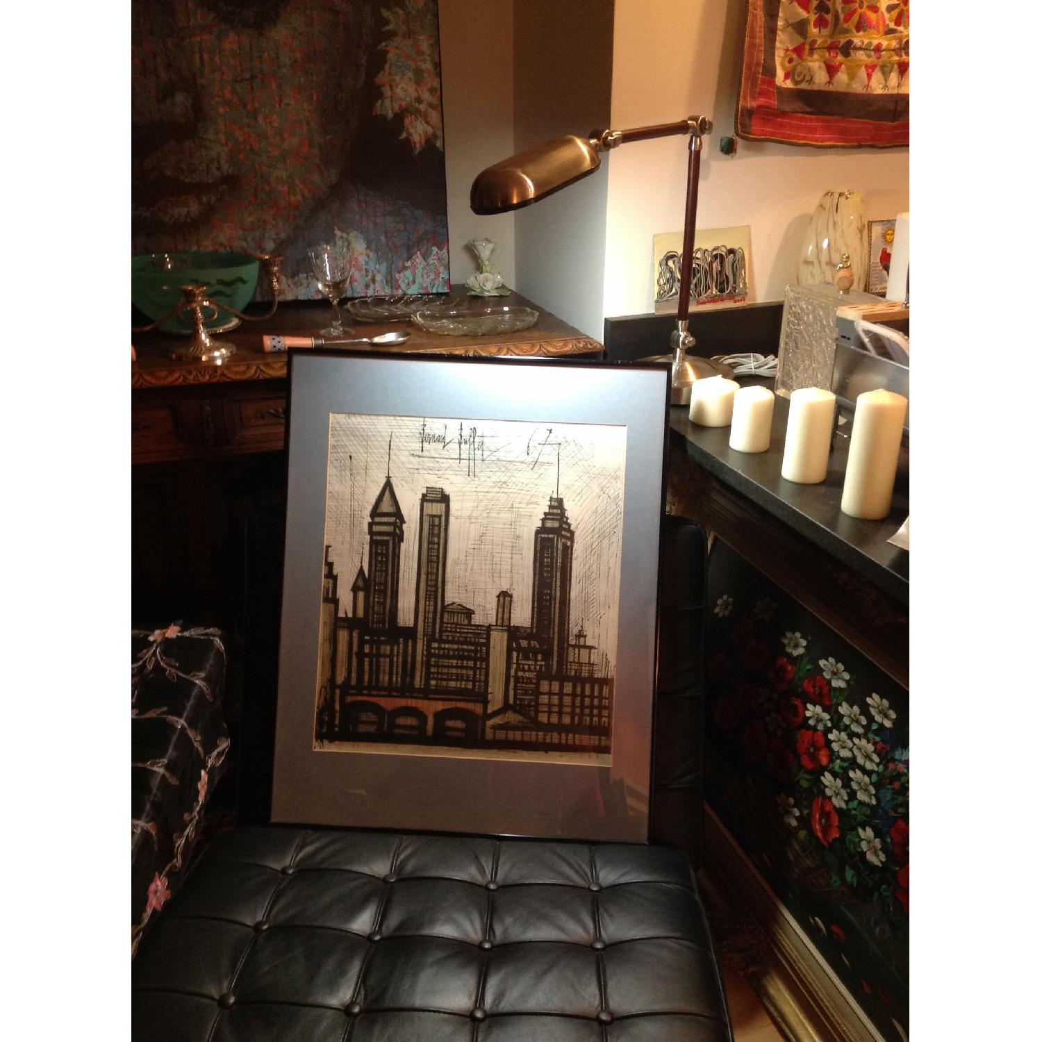 Bernard Buffet 1967 New York City Framed Lithograph - image-1