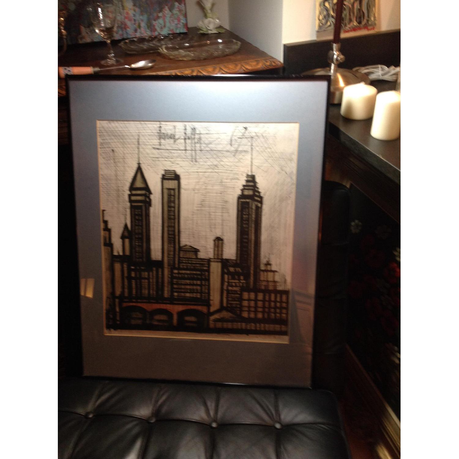 Bernard Buffet 1967 New York City Framed Lithograph - image-5