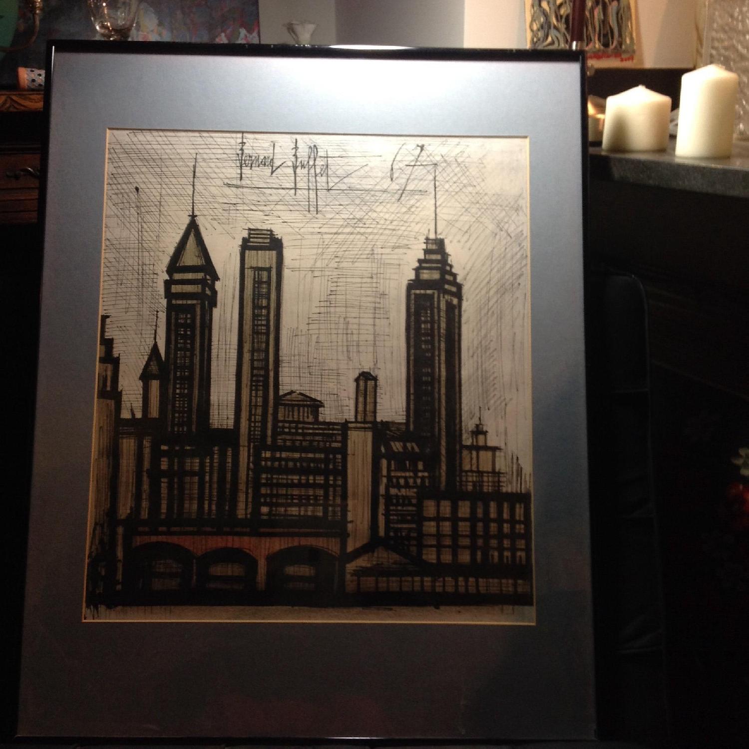 Bernard Buffet 1967 New York City Framed Lithograph - image-6
