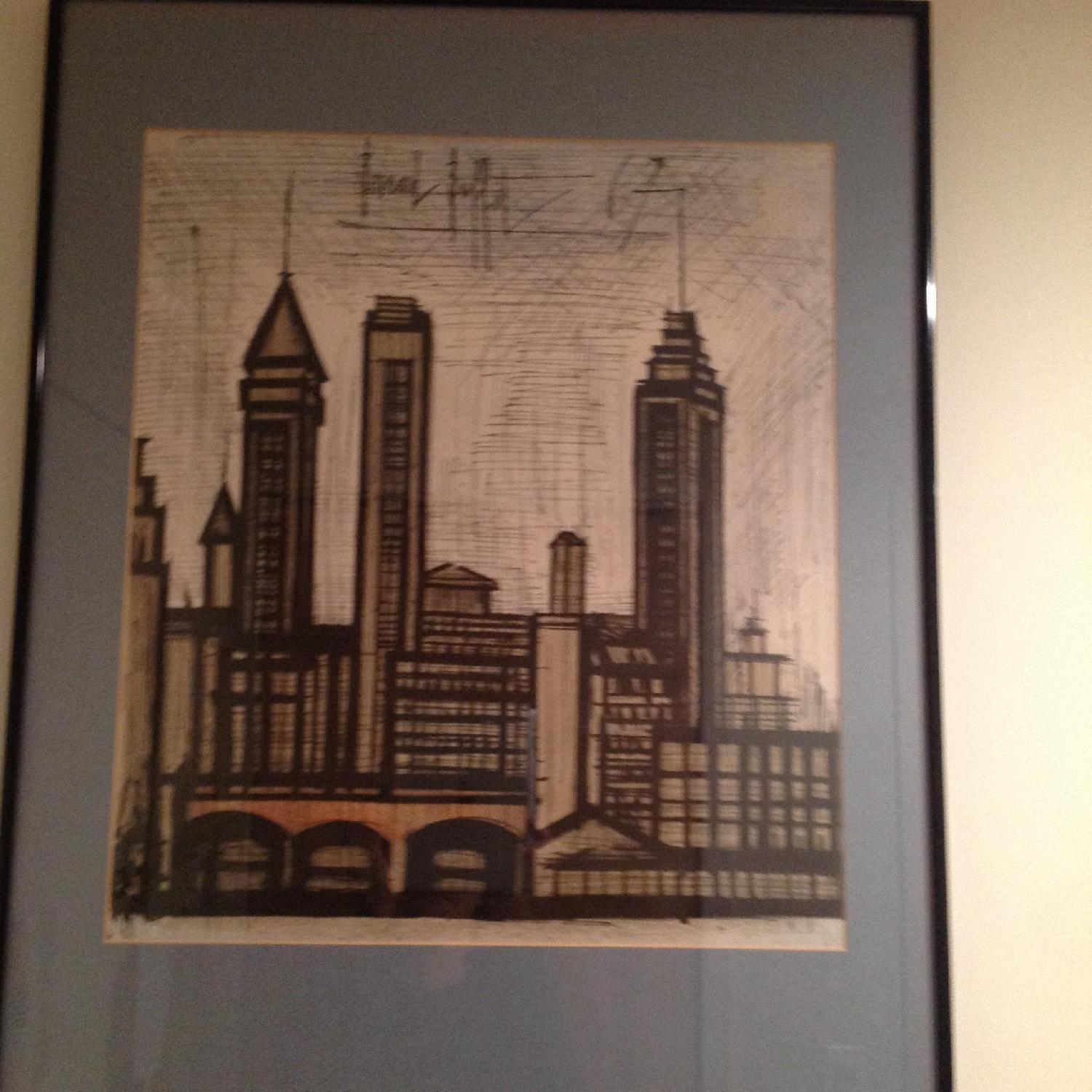 Bernard Buffet 1967 New York City Framed Lithograph - image-21
