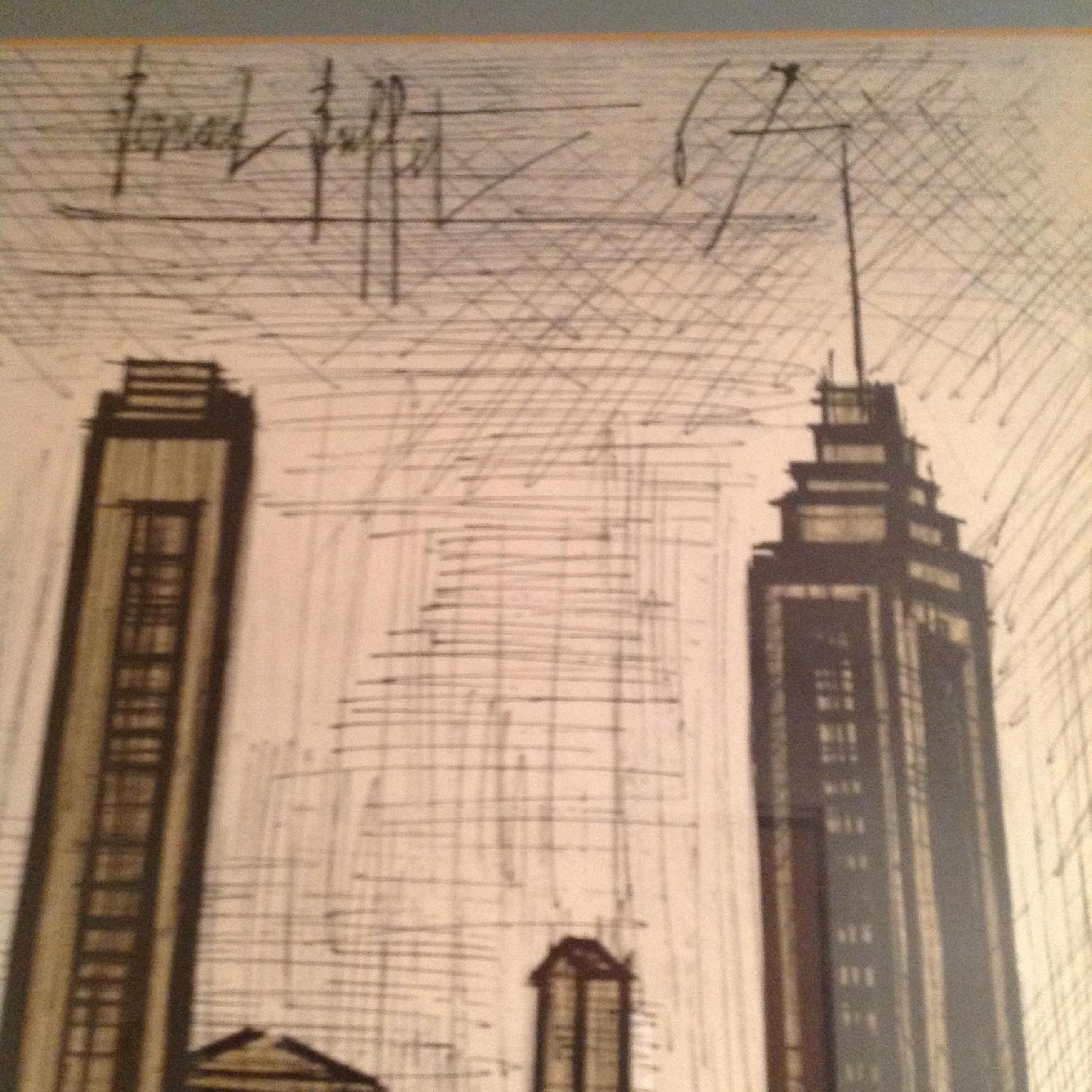 Bernard Buffet 1967 New York City Framed Lithograph - image-24