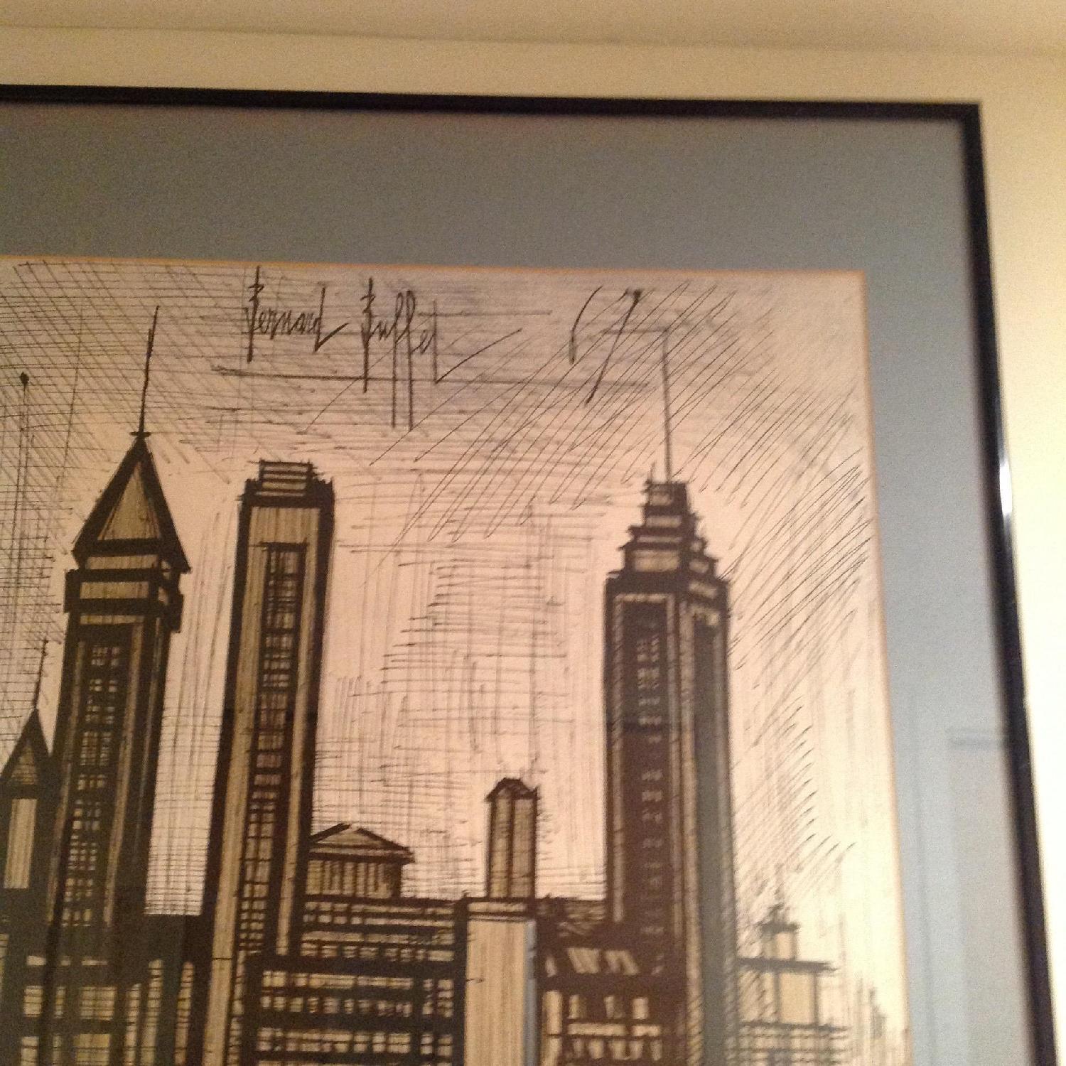 Bernard Buffet 1967 New York City Framed Lithograph - image-26