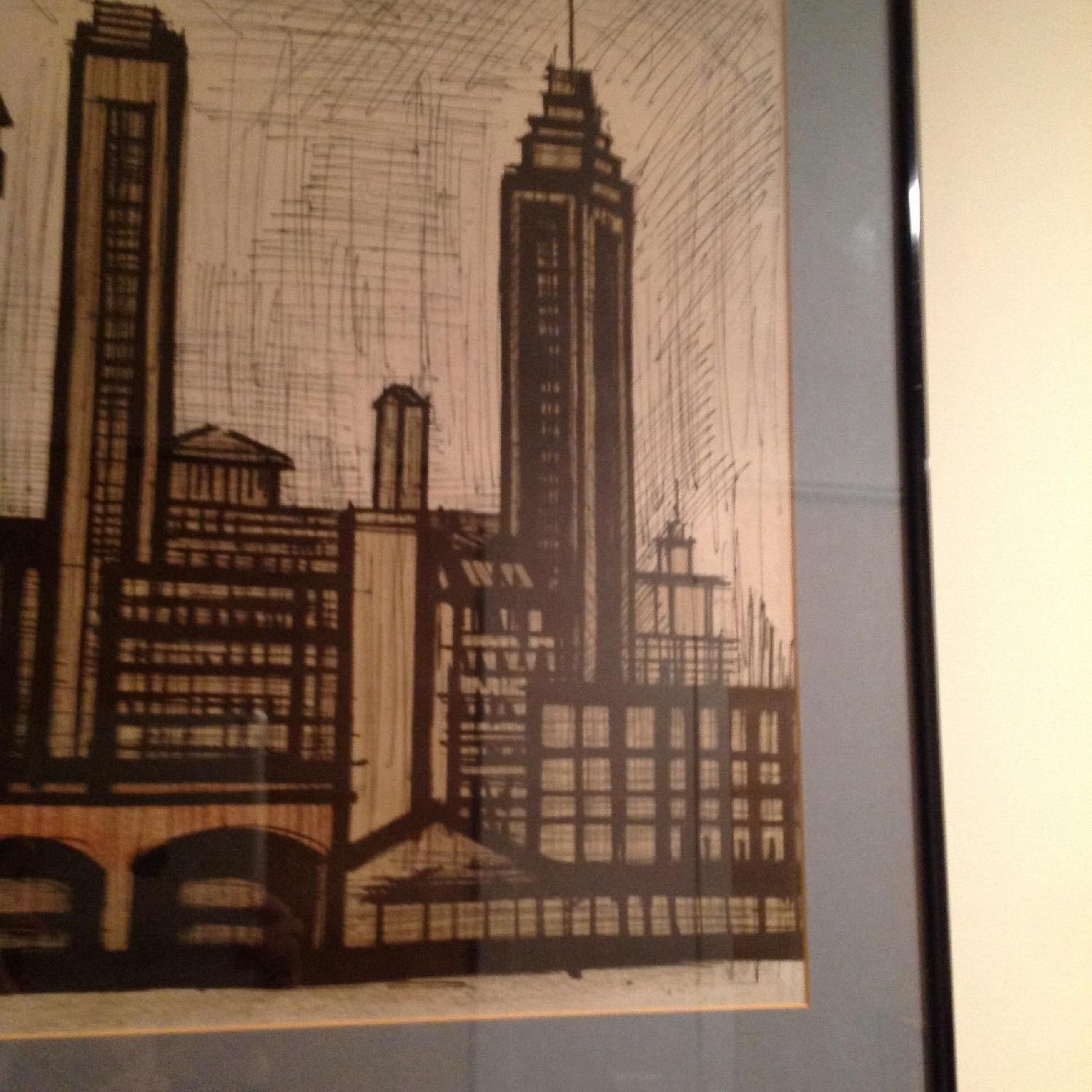 Bernard Buffet 1967 New York City Framed Lithograph - image-27