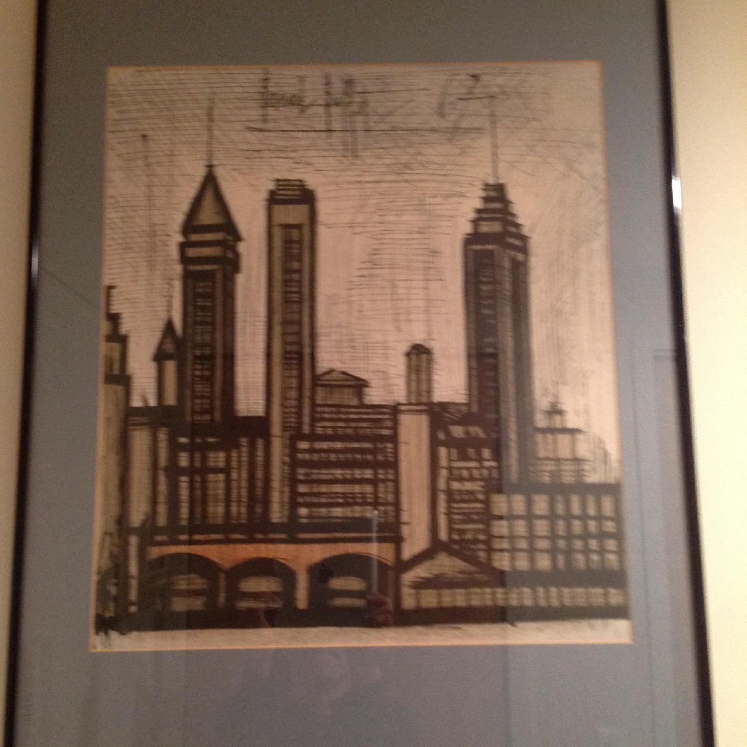 Bernard Buffet 1967 New York City Framed Lithograph - image-30