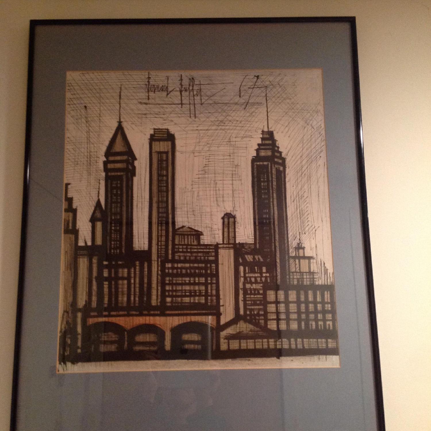 Bernard Buffet 1967 New York City Framed Lithograph - image-31